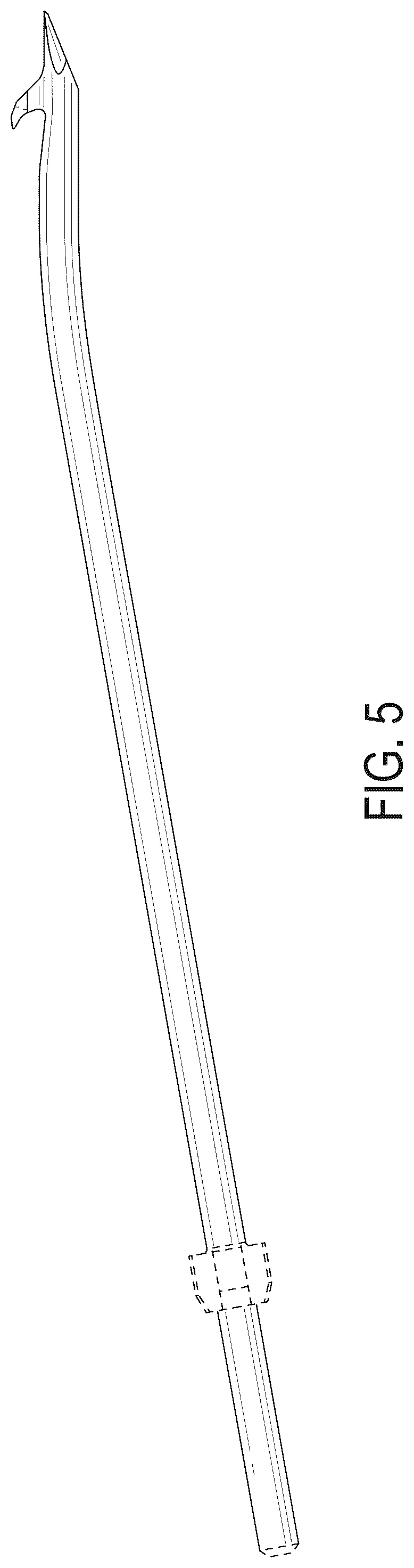 Patent USD1124843 Figure 4 – Plate hook