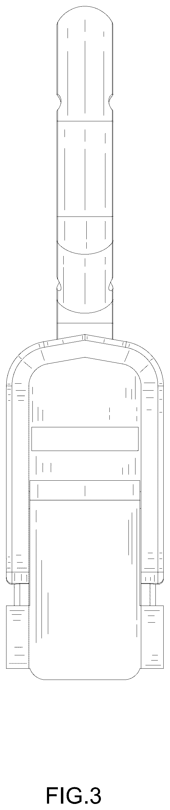 Patent USD1124844 Figure 3 – Hook for adjust bungee cords