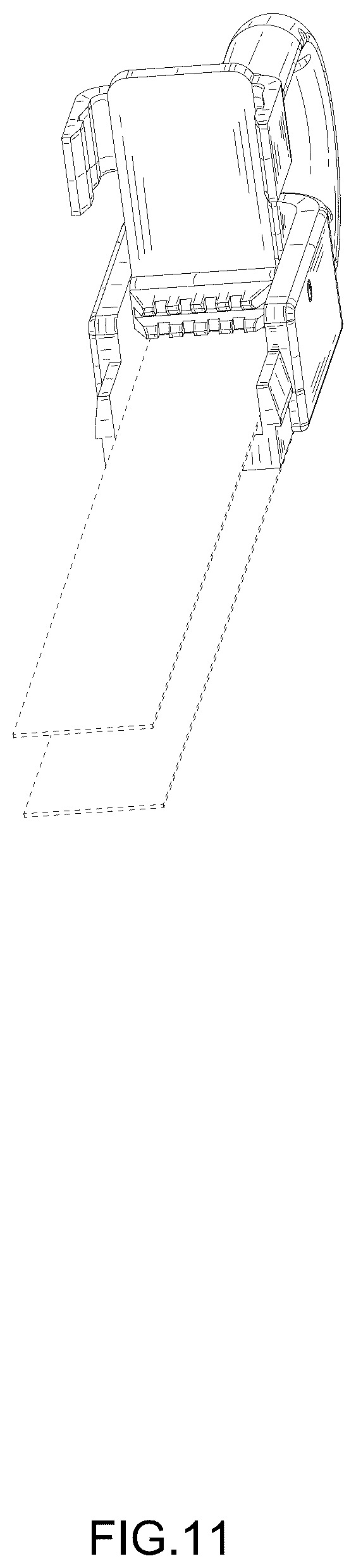 Patent USD1124844 Figure 11 – Hook for adjust bungee cords