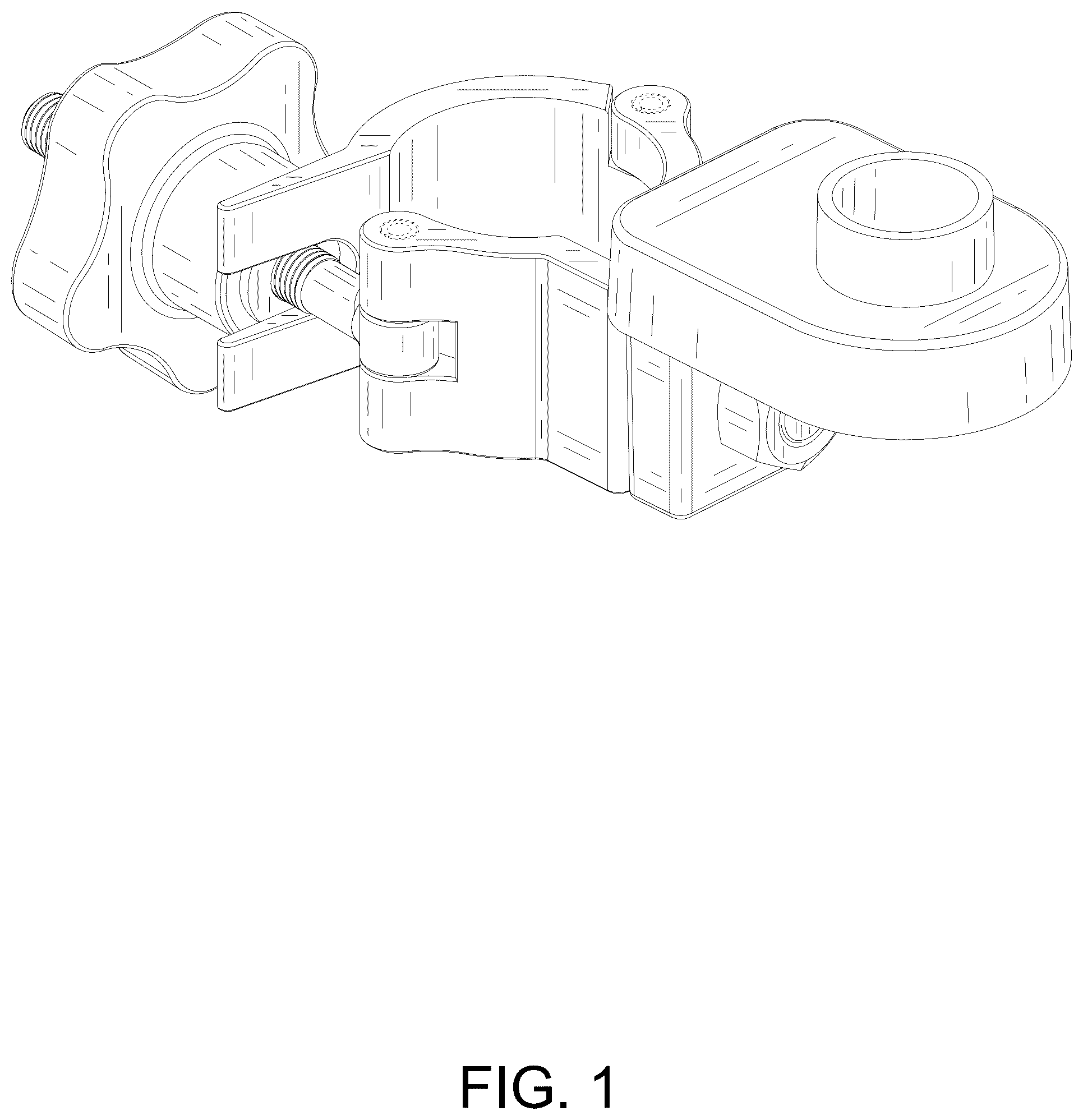 Patent USD1124846 — Bracket connector — Figure 1