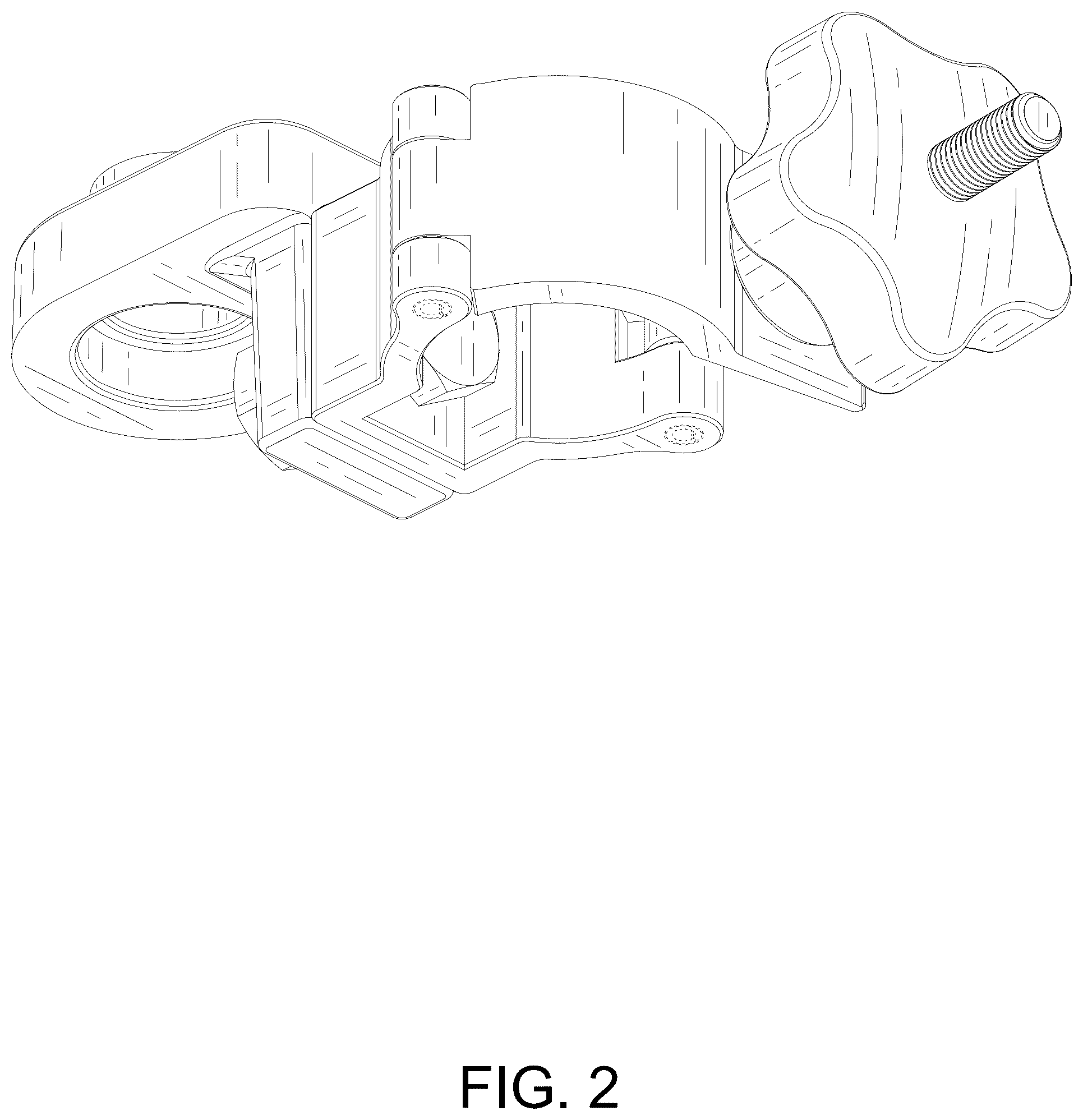 Patent USD1124846 Figure 2 – Bracket connector