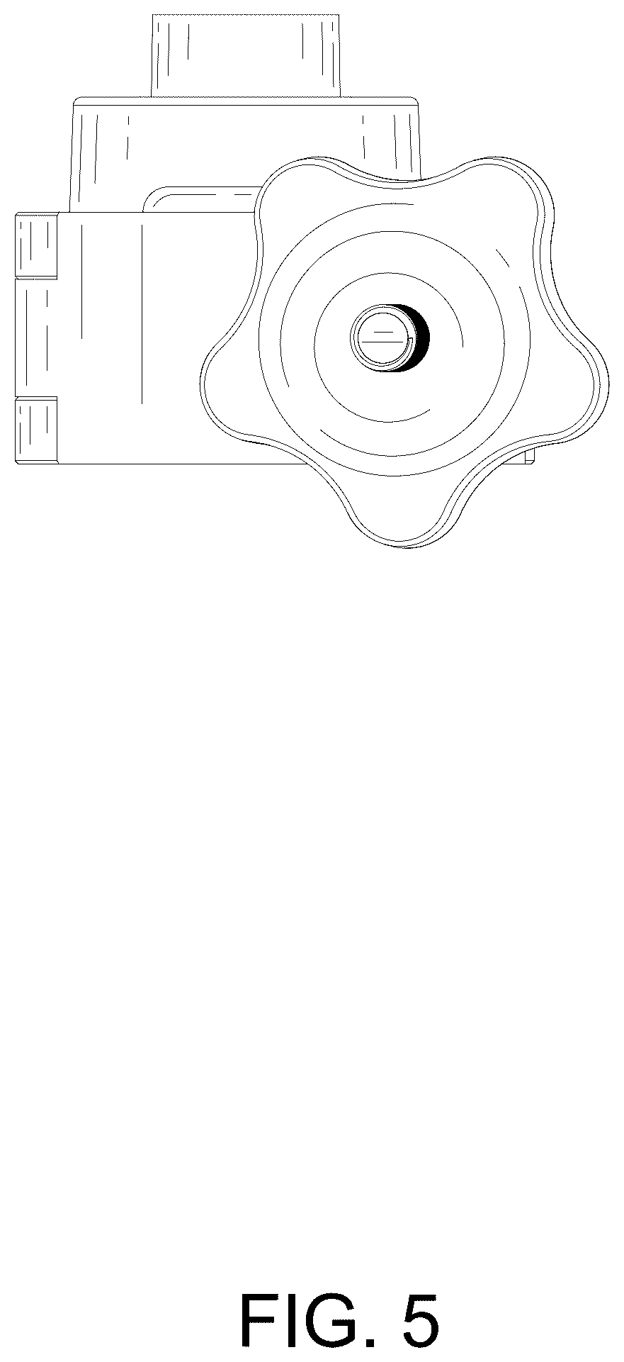 Patent USD1124846 Figure 5 – Bracket connector