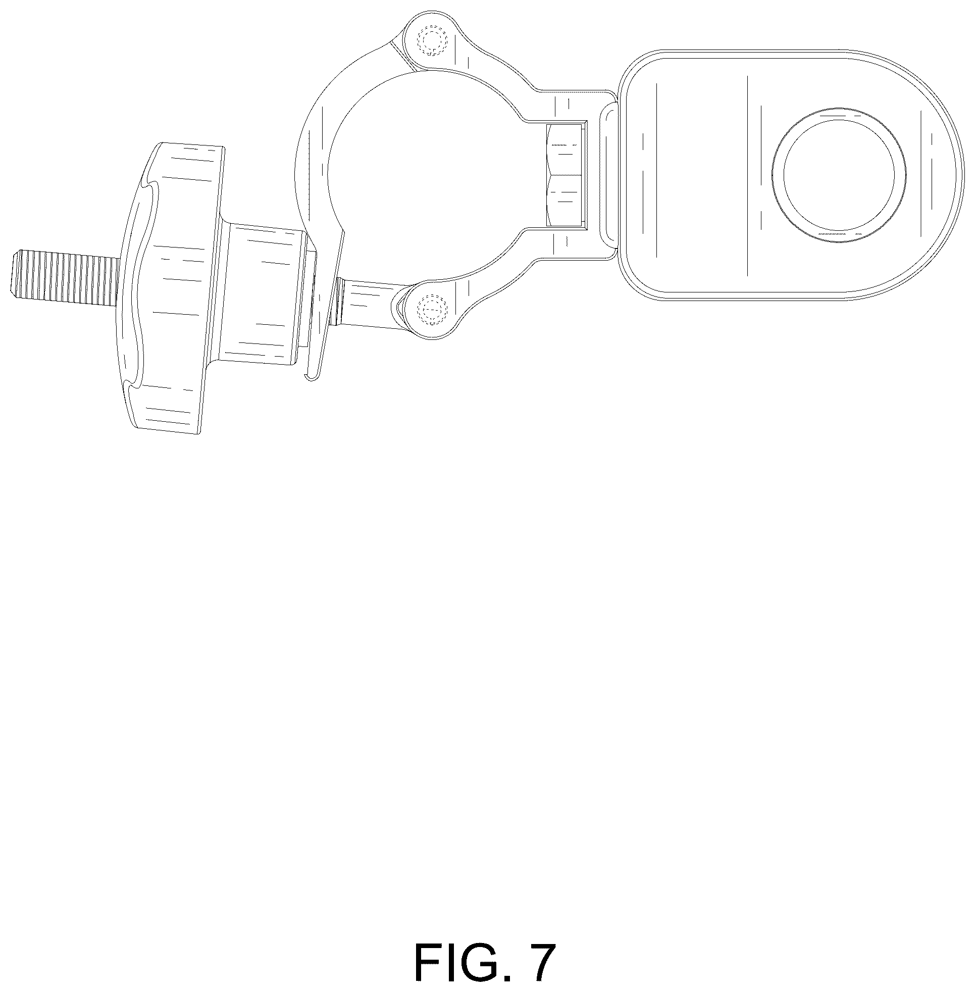Patent USD1124846 Figure 7 – Bracket connector