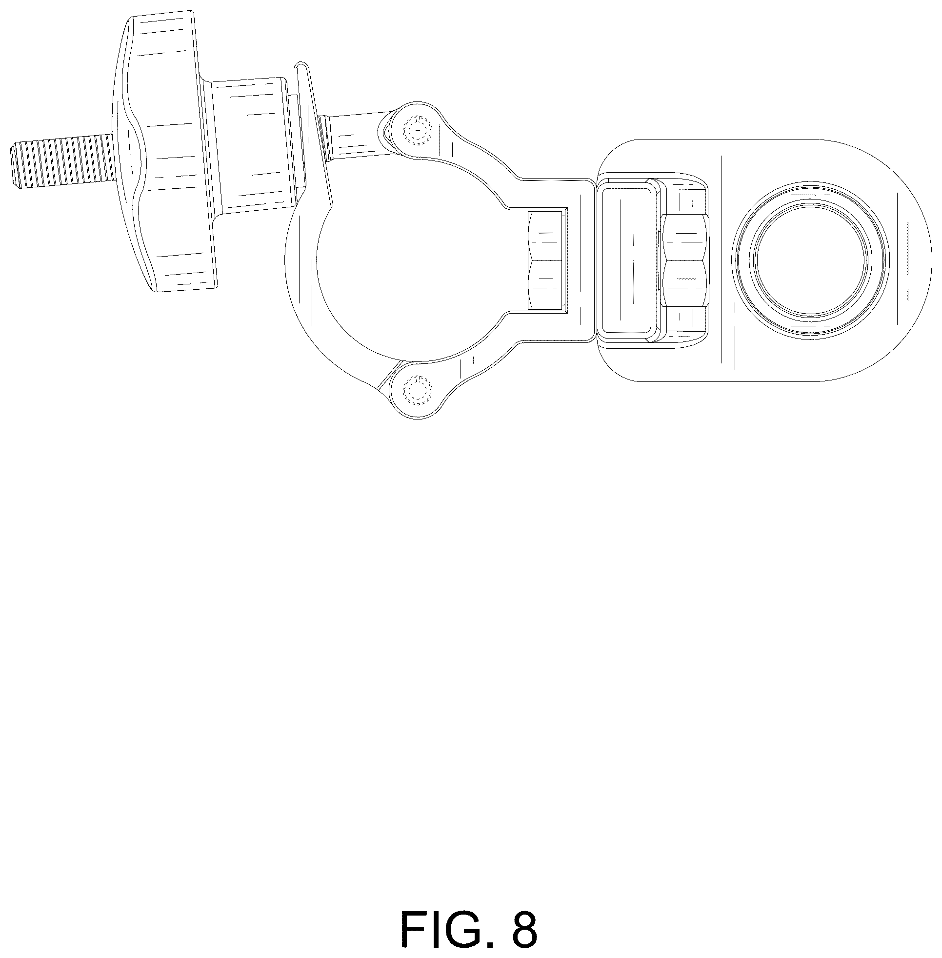 Patent USD1124846 Figure 8 – Bracket connector