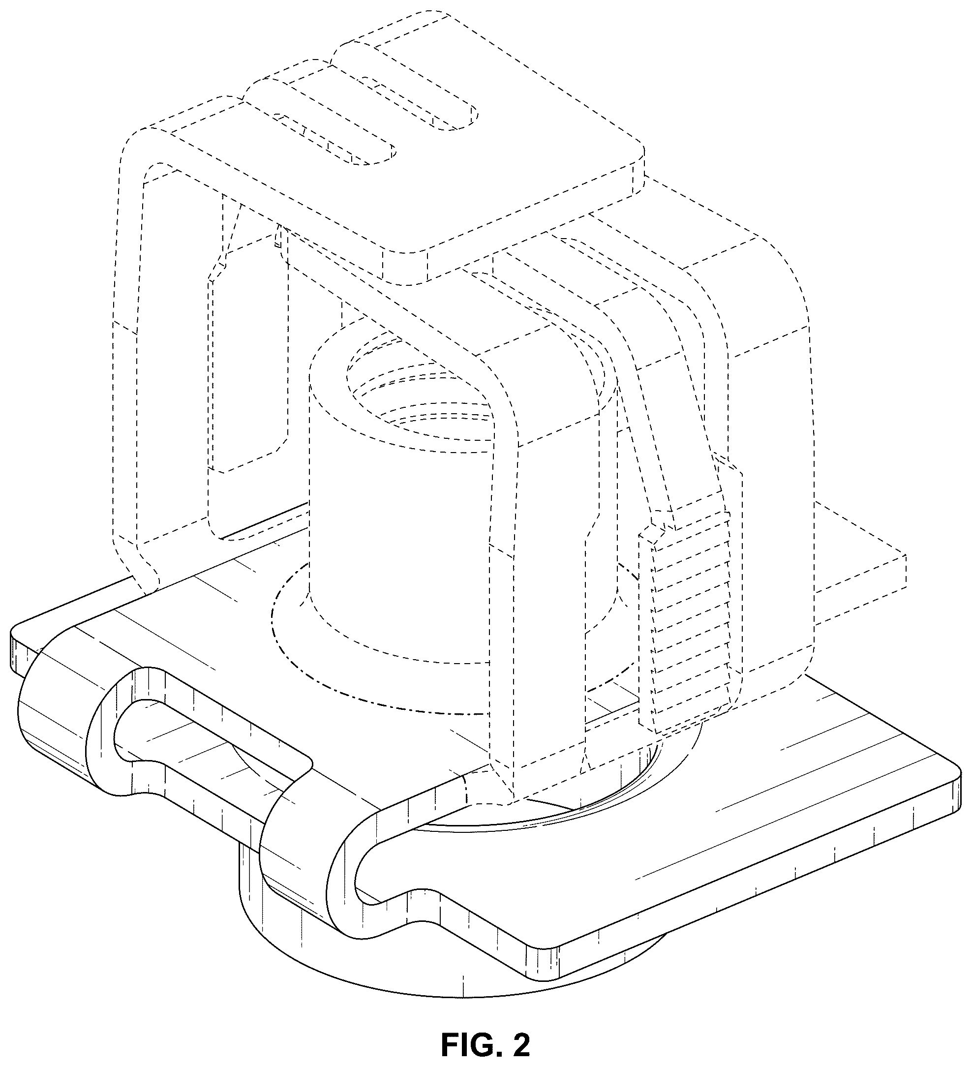 Patent USD1124848 Figure 2 – Fastener