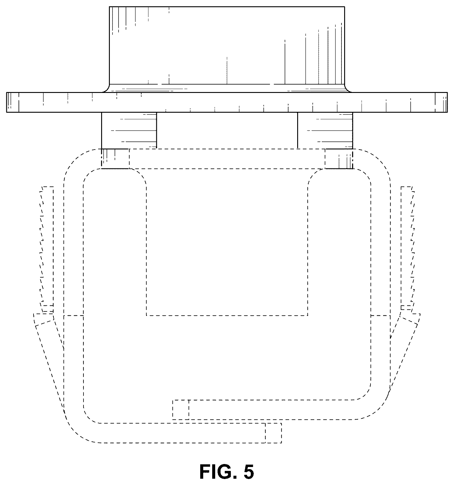 Patent USD1124848 Figure 5 – Fastener