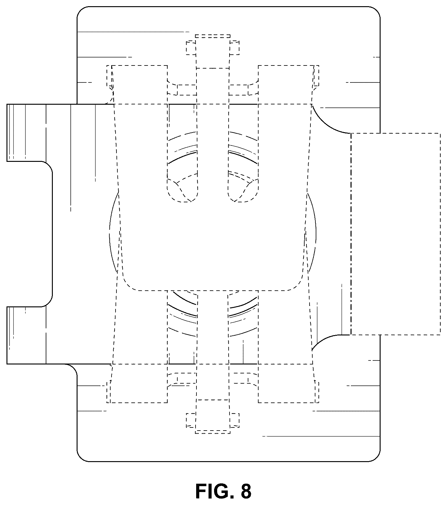 Patent USD1124848 Figure 8 – Fastener