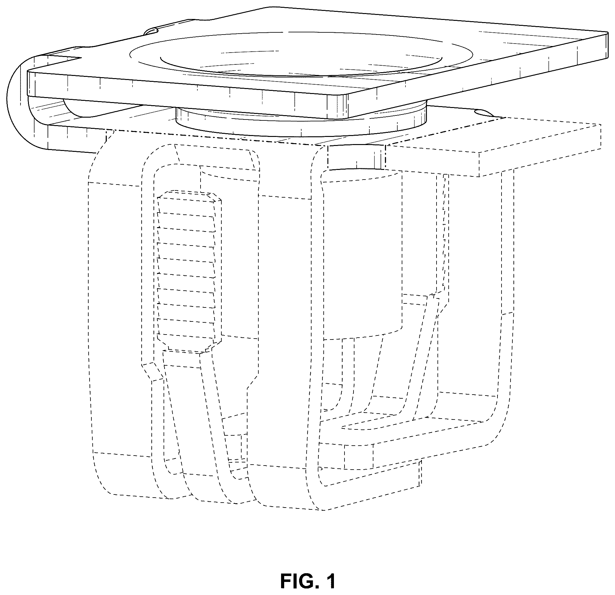 Patent USD1124849 Figure 1 – Fastener