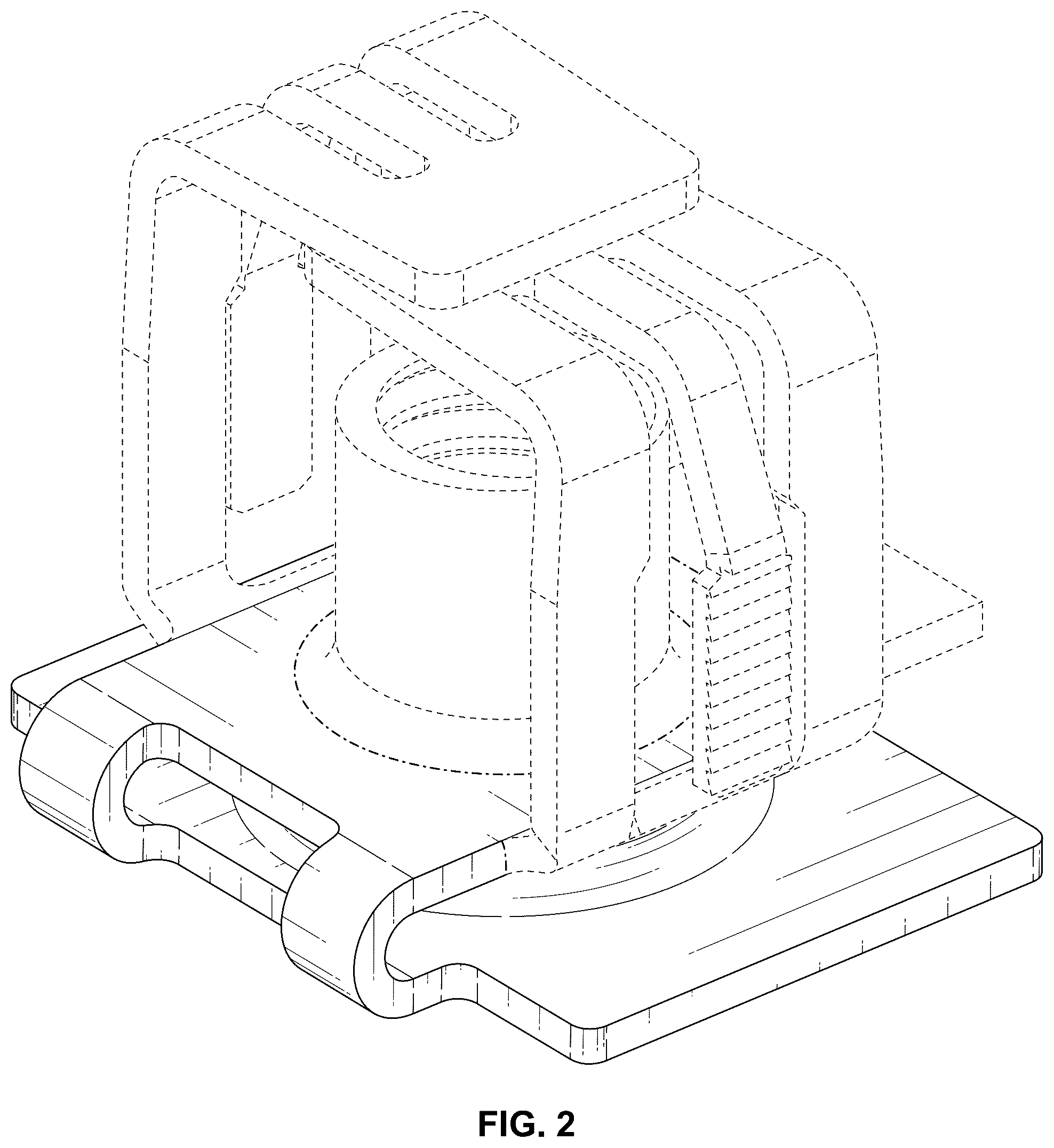 Patent USD1124849 Figure 2 – Fastener