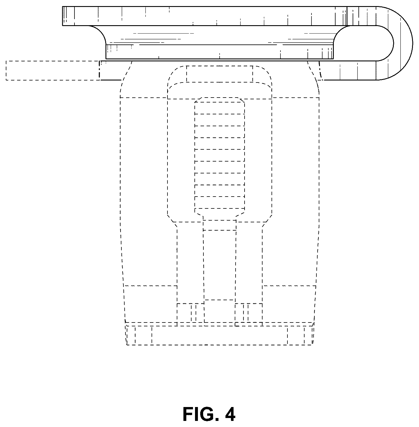 Patent USD1124849 Figure 4 – Fastener