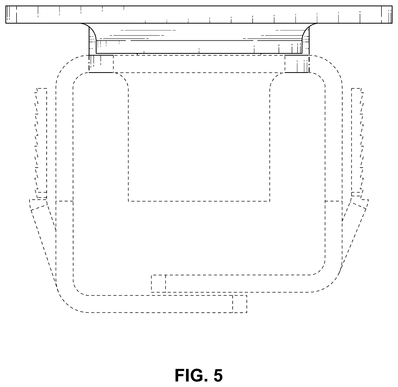 Patent USD1124849 Figure 5 – Fastener