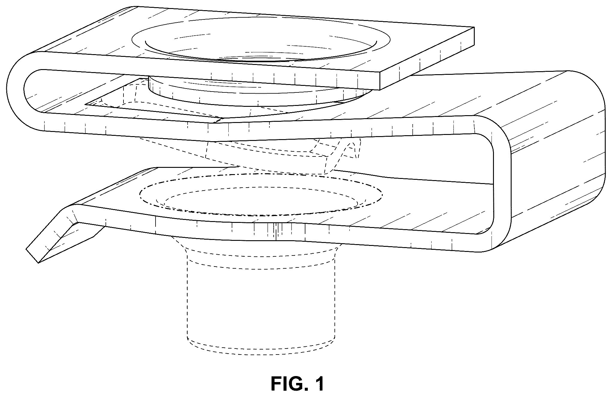 Patent USD1124850 — Fastener — Figure 1