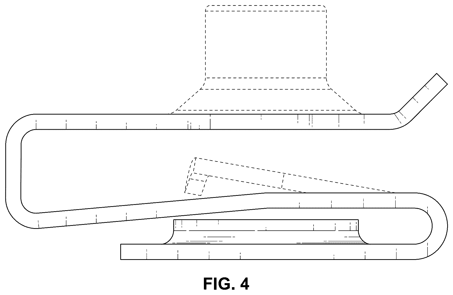Patent USD1124850 Figure 4 – Fastener