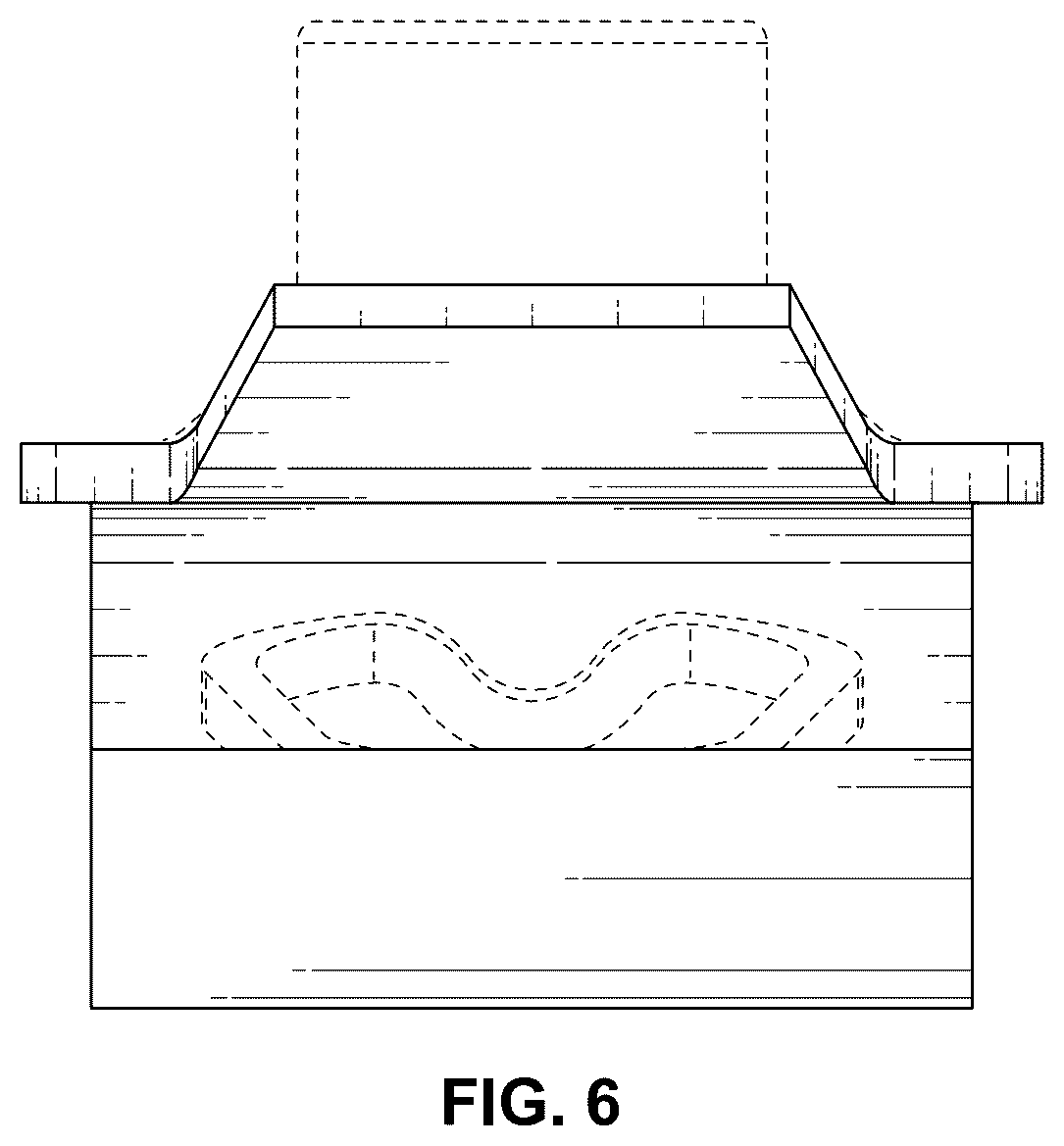 Patent USD1124850 Figure 6 – Fastener
