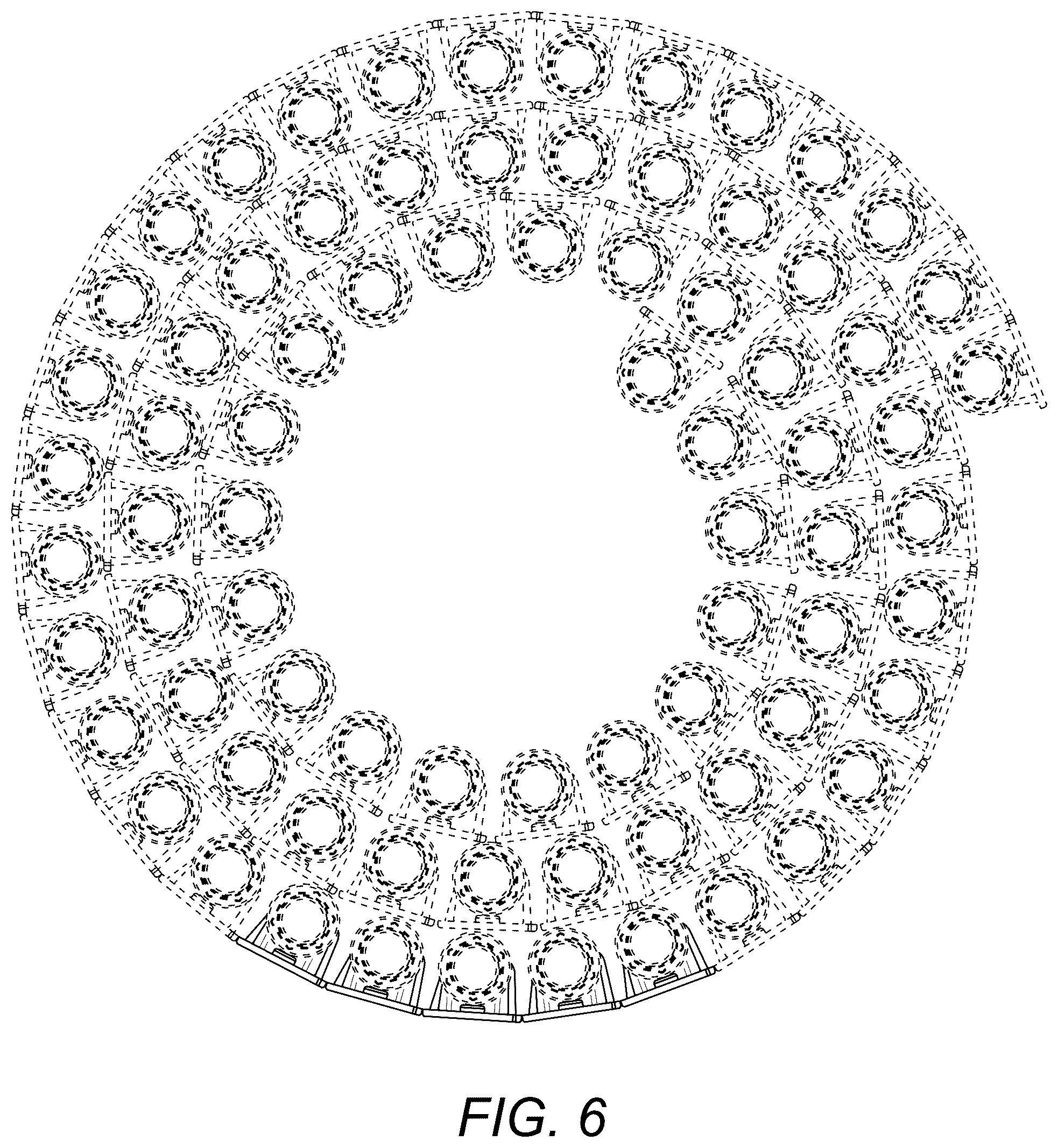 Patent USD1124852 Figure 4 – Connecting nails