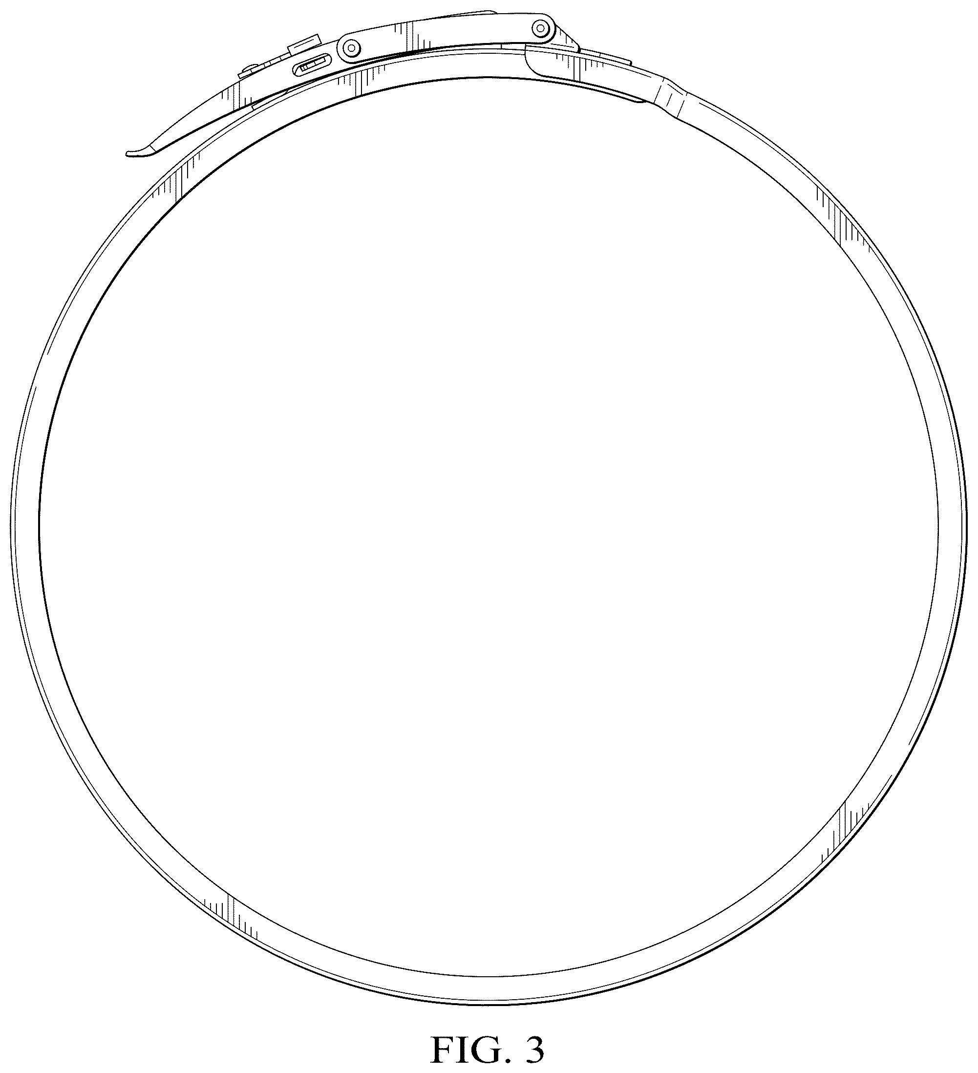 Patent USD1124856 Figure 3 – Clamp