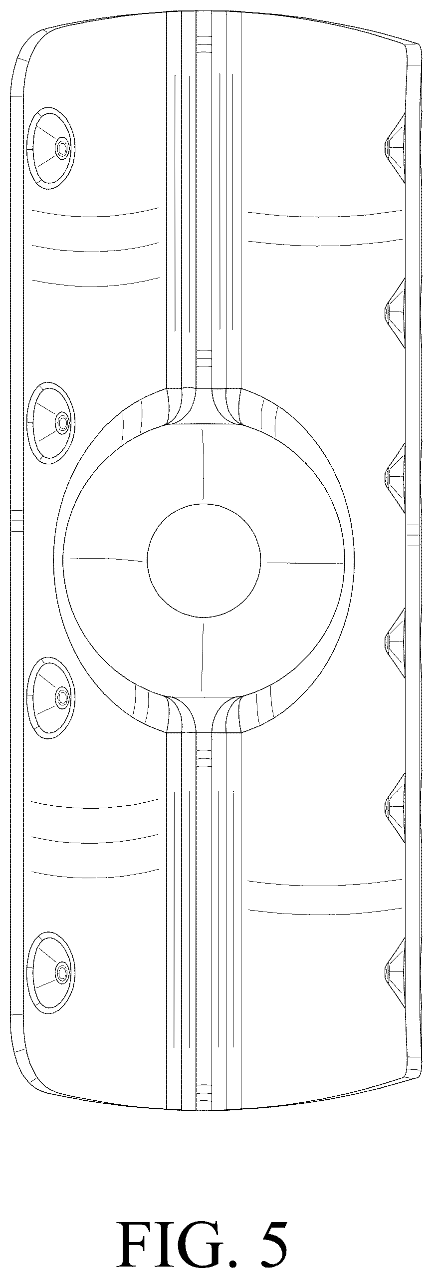 Patent USD1124858 Figure 5 – Washer