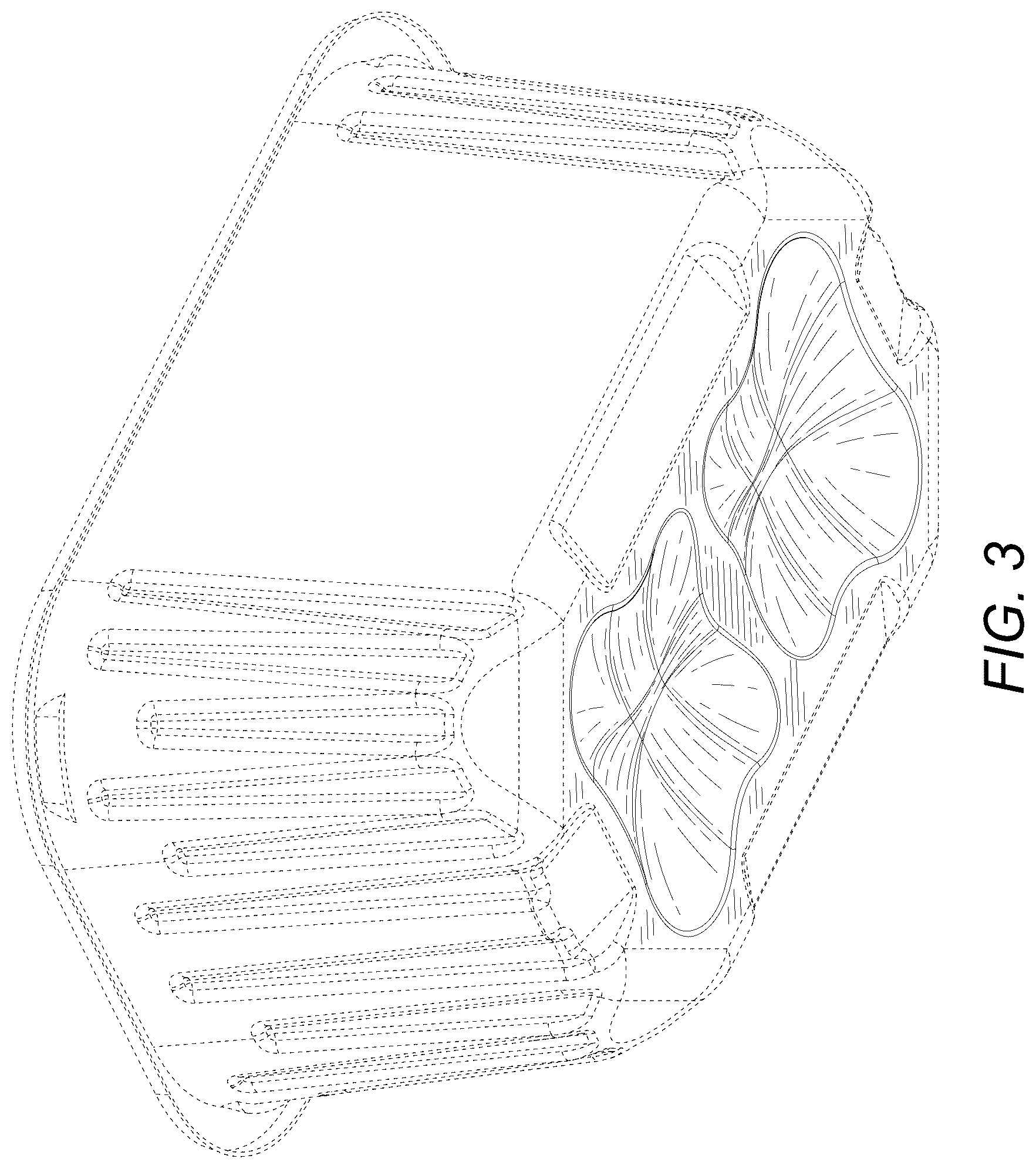 Patent USD1124860 Figure 3 – Food container