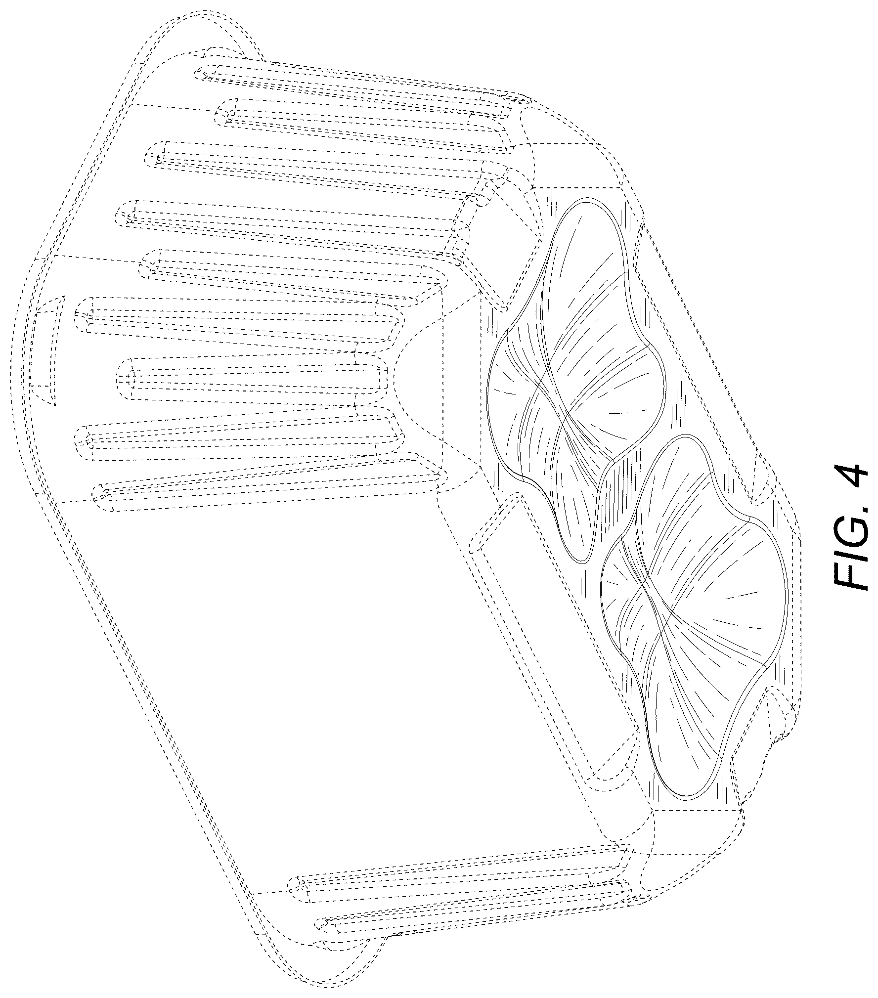 Patent USD1124860 Figure 4 – Food container