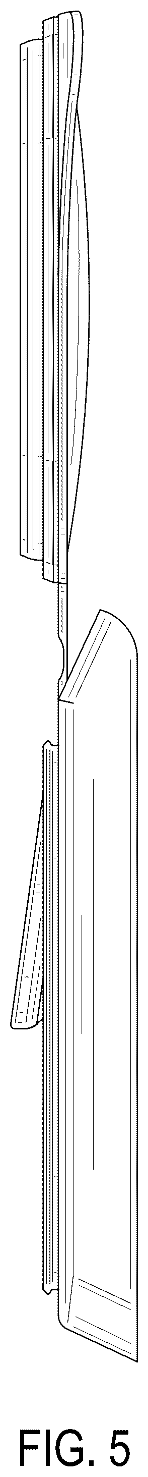 Patent USD1124861 Figure 5 – Closure