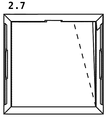 Patent USD1124863 Figure 7 – Packaging box