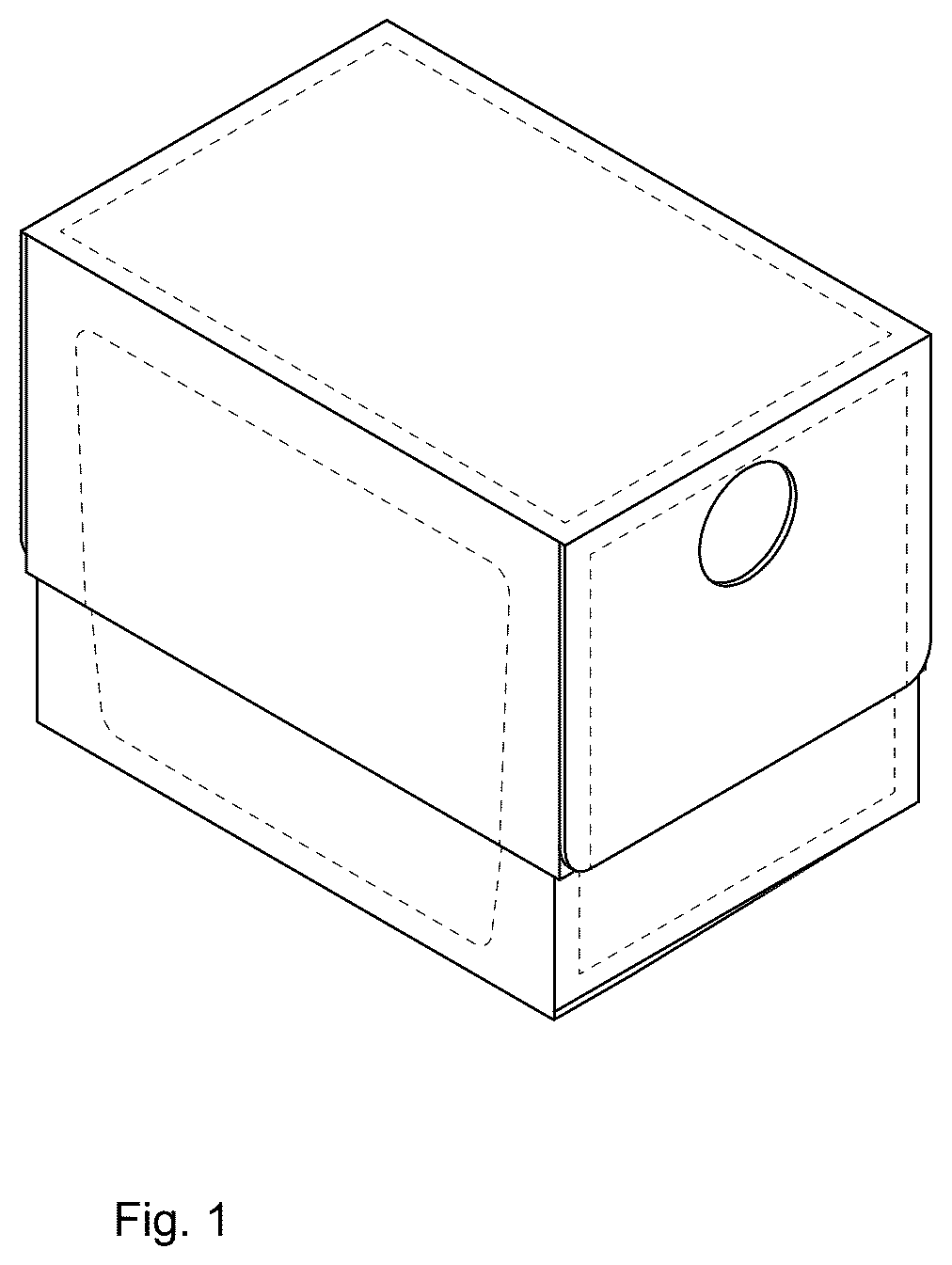 Patent USD1124864 — Packaging carton — Figure 1