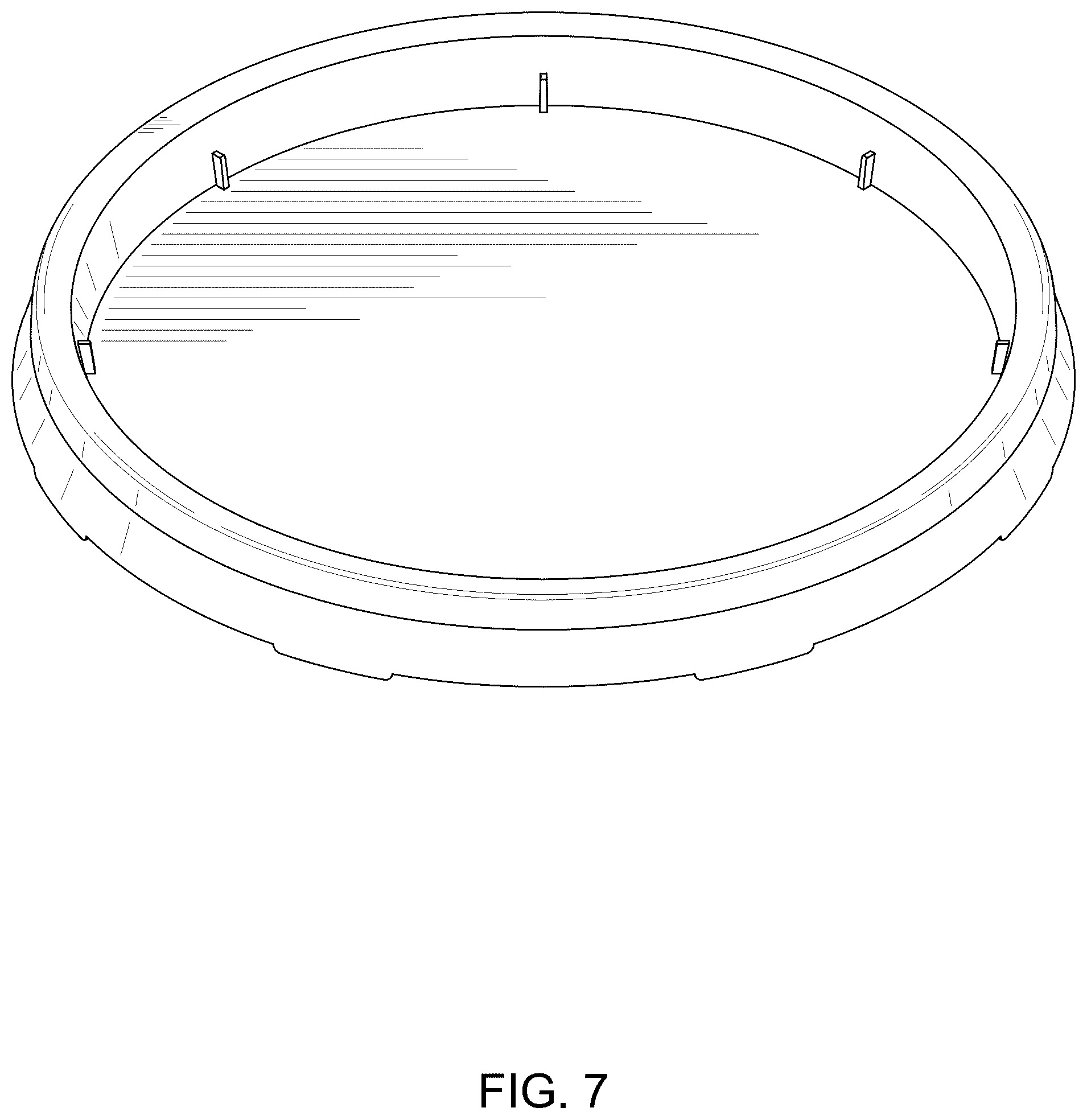 Patent USD1124872 Figure 5 – Tamper-evident lid