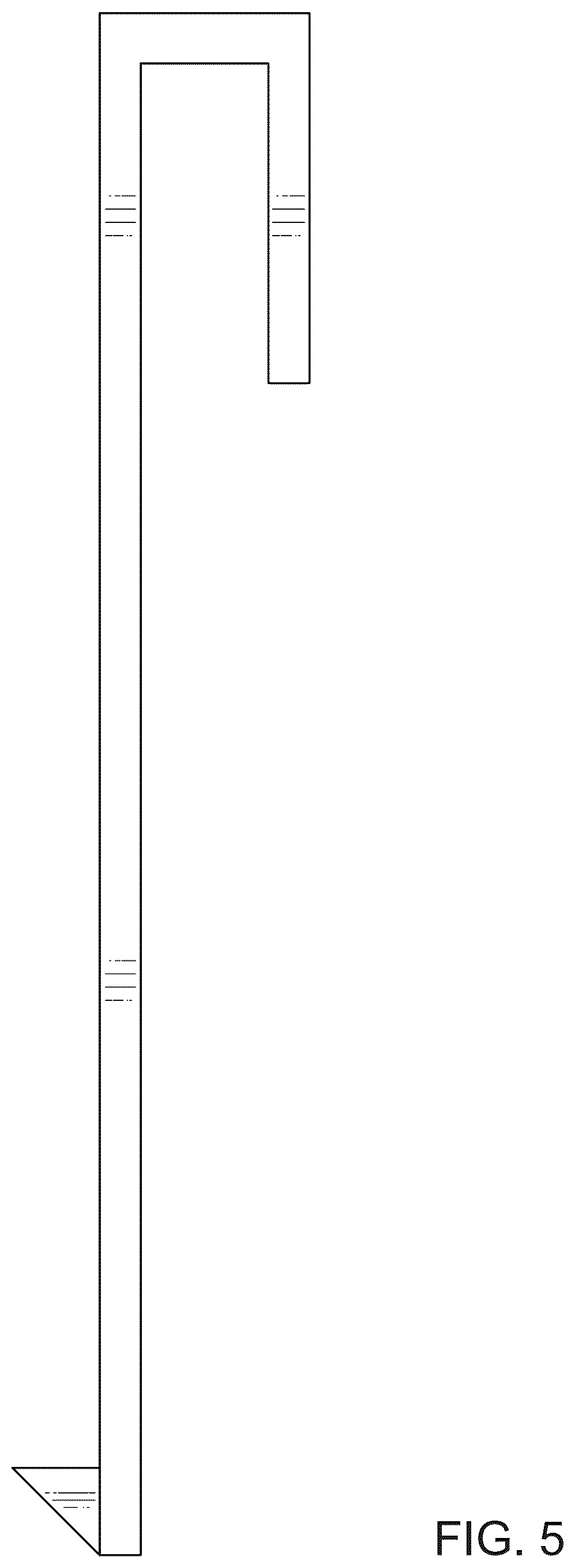 Patent USD1124873 Figure 5 – Separator for container or cup