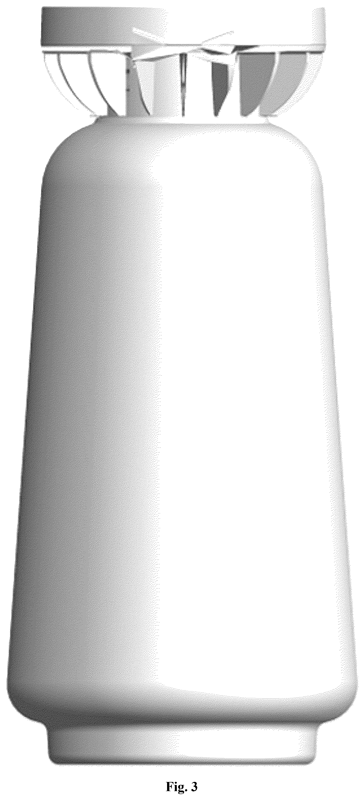 Patent USD1124874 Figure 3 – Flask