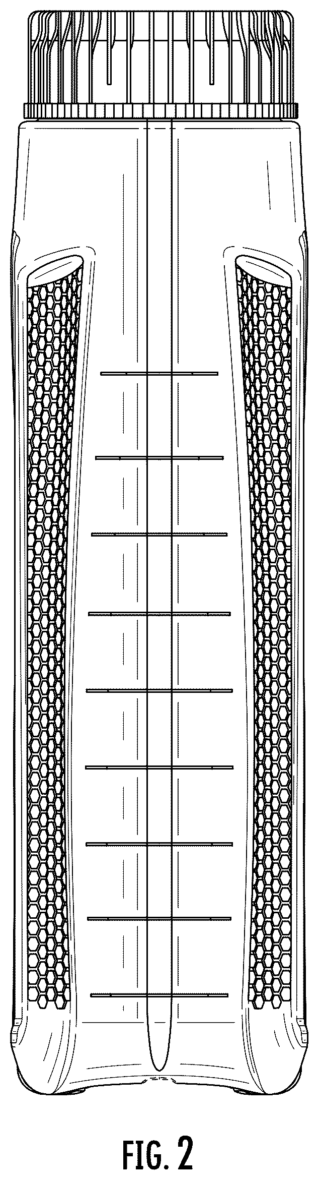Patent USD1124875 Figure 2 – Storage can for oil