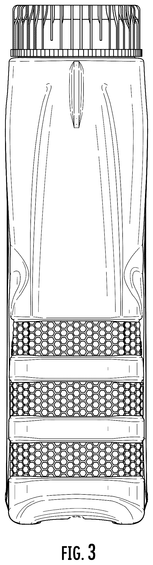 Patent USD1124875 Figure 3 – Storage can for oil