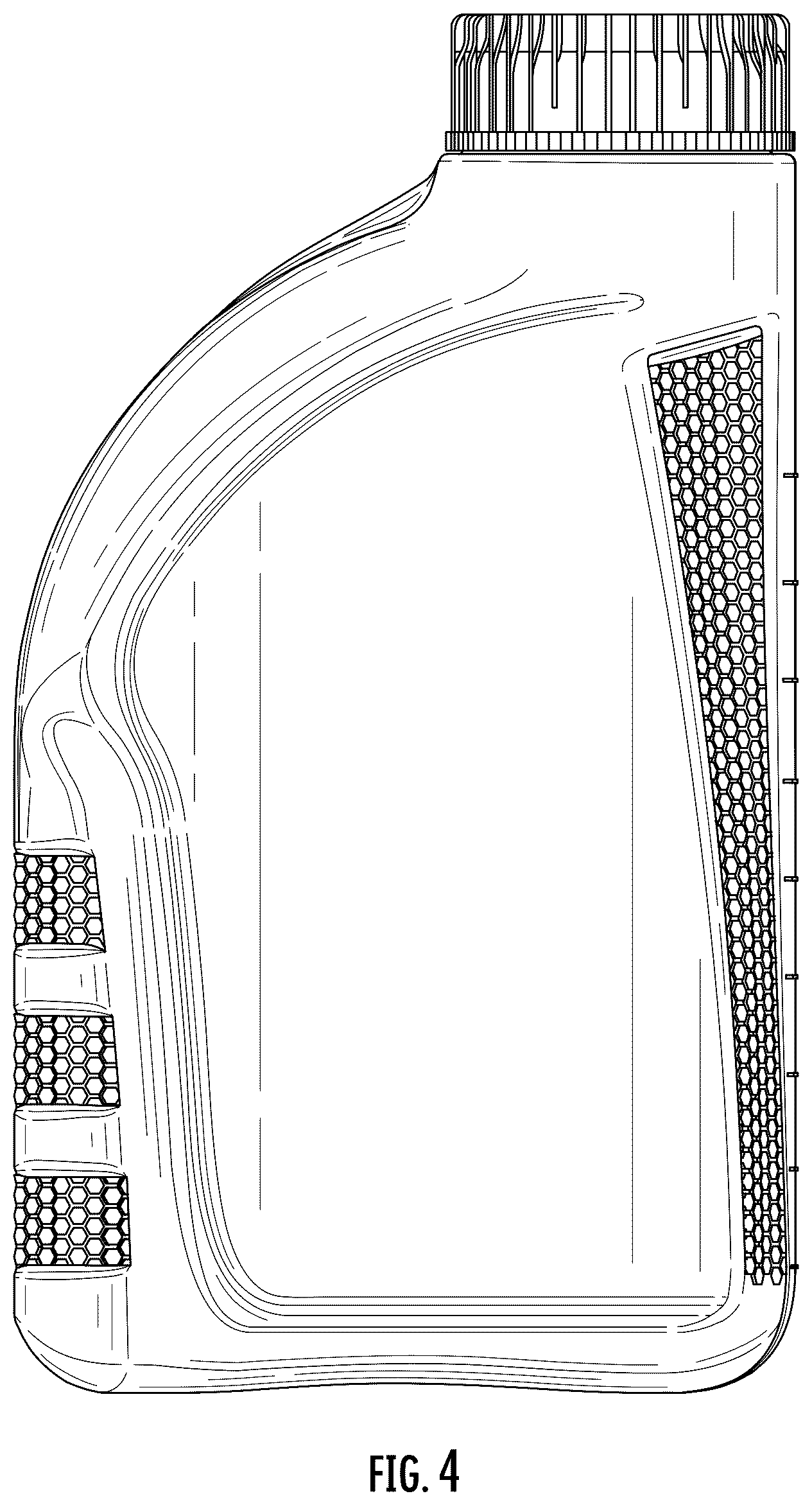 Patent USD1124875 Figure 4 – Storage can for oil