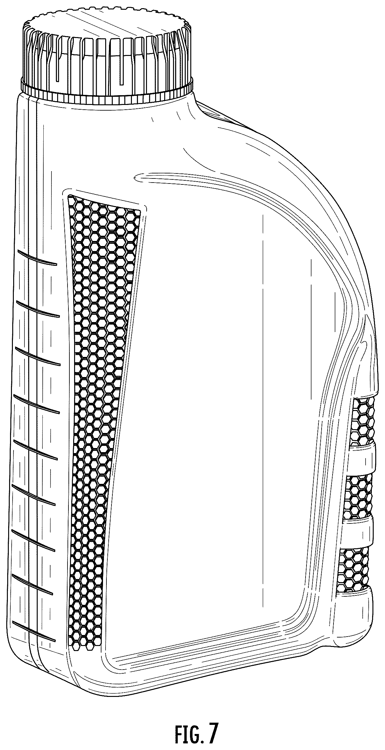 Patent USD1124875 Figure 7 – Storage can for oil