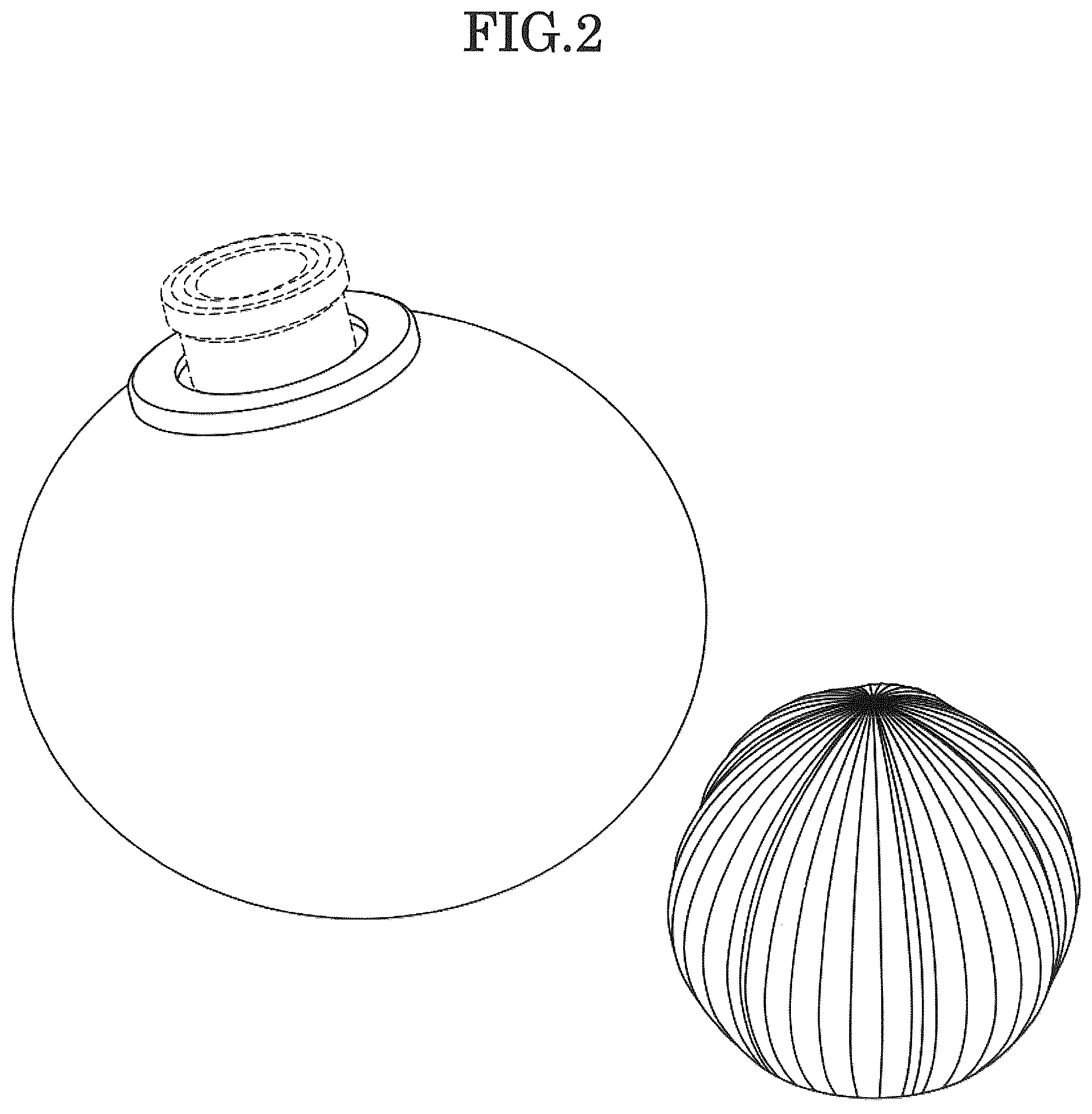 Patent USD1124876 Figure 2 – Packaging container
