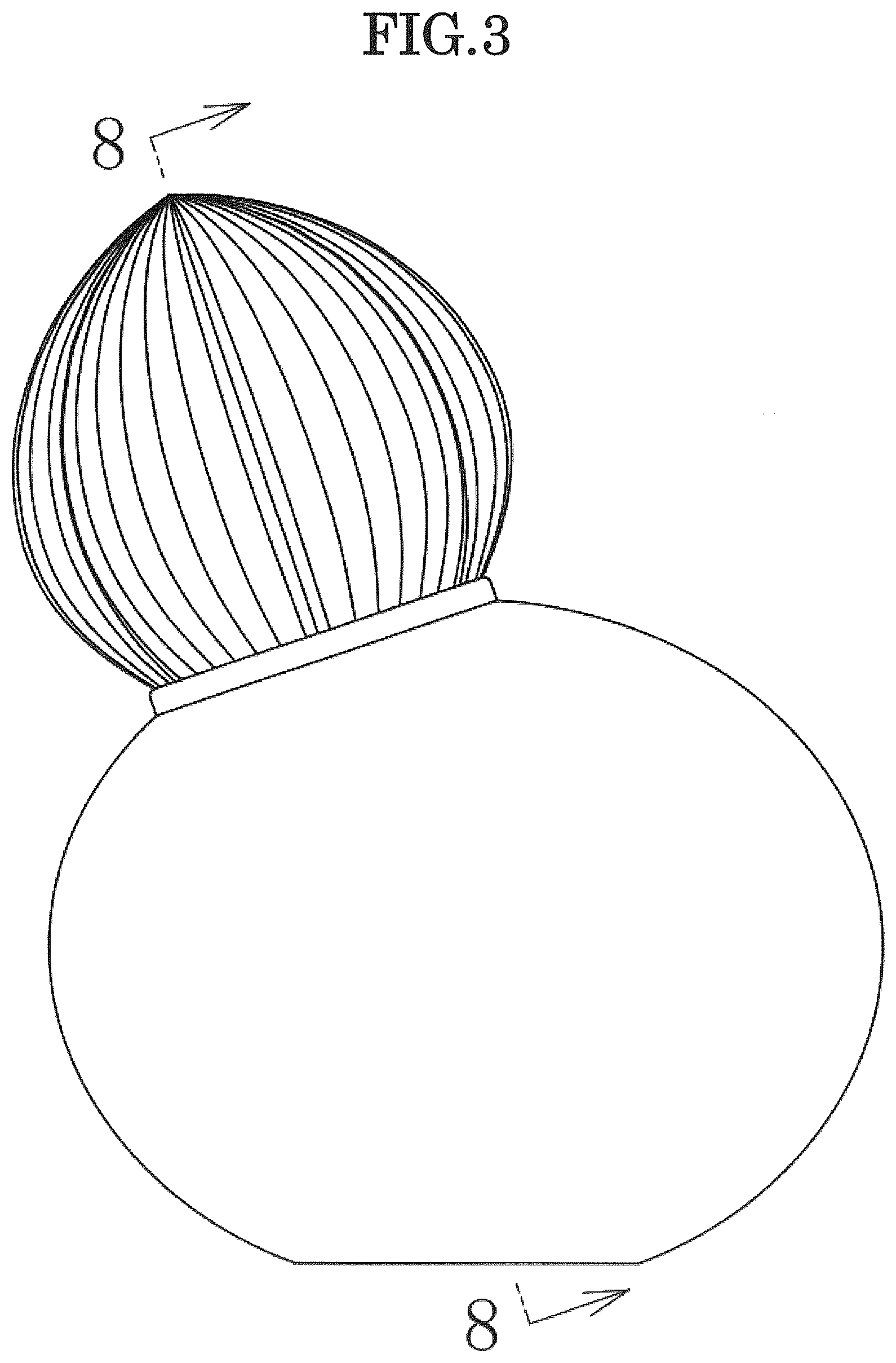 Patent USD1124876 Figure 3 – Packaging container
