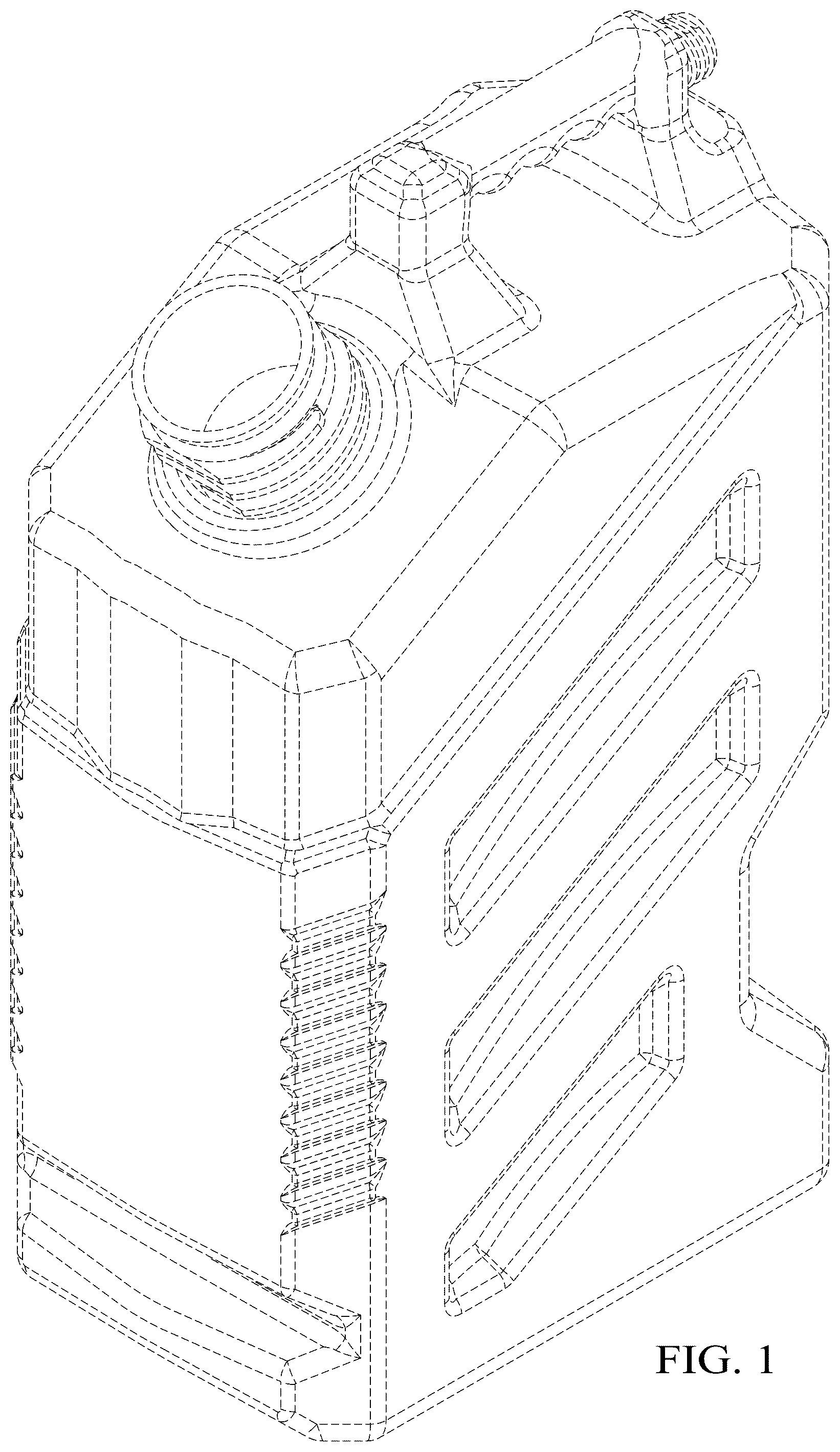 Patent USD1124877 Figure 1 – Container