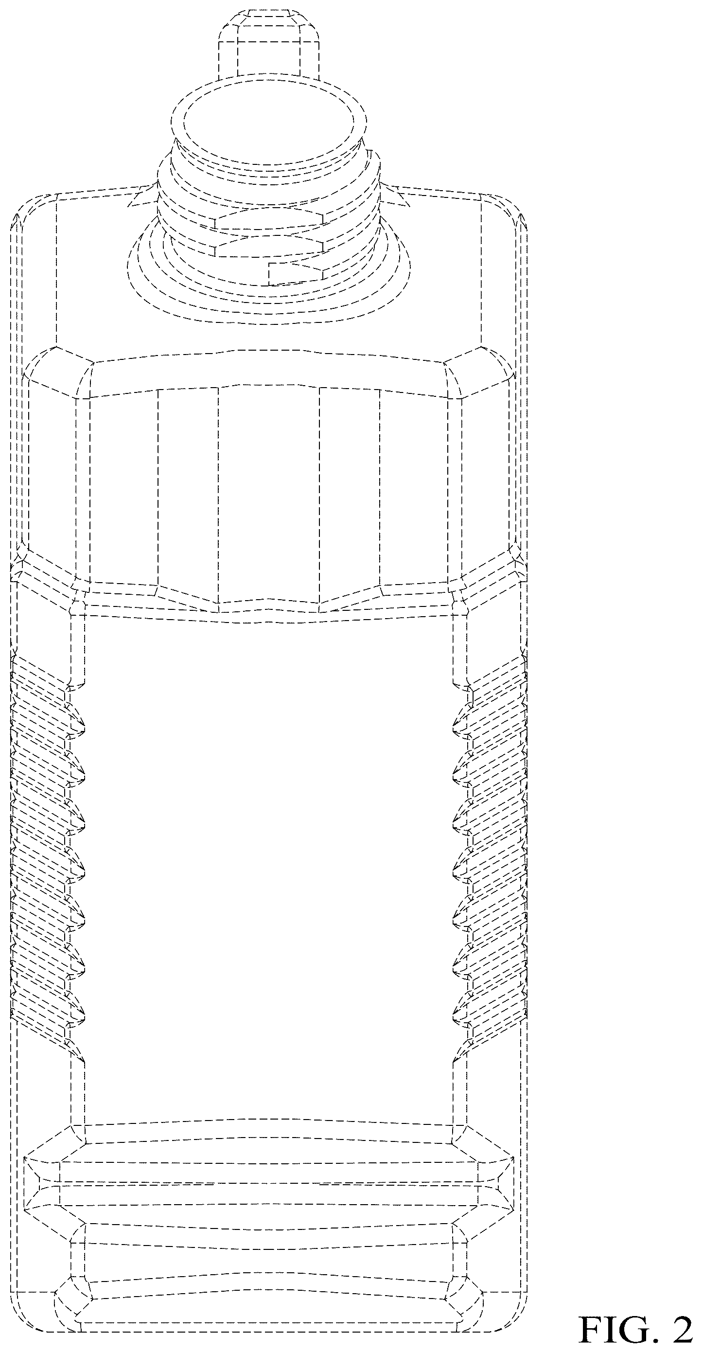 Patent USD1124877 Figure 2 – Container