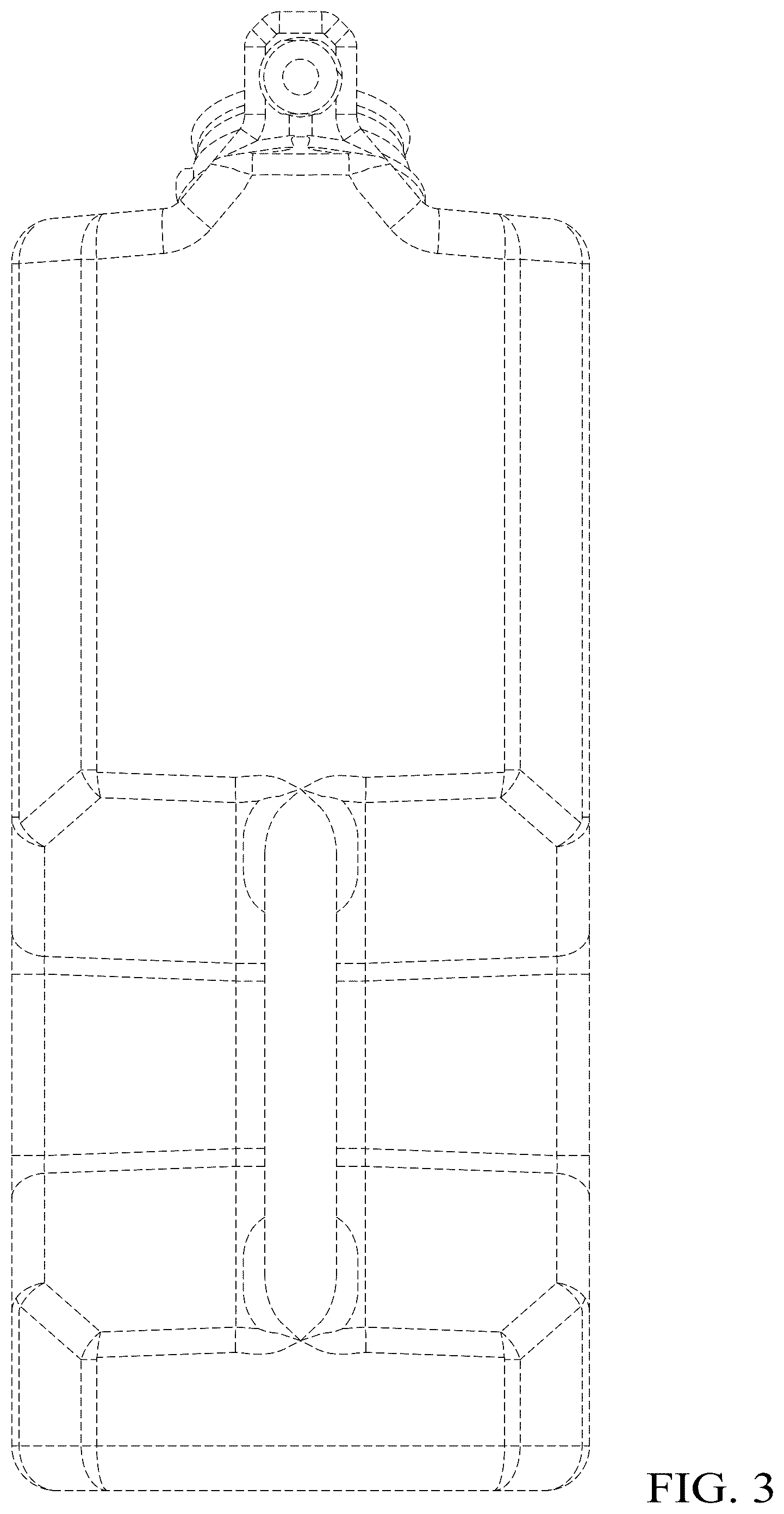 Patent USD1124877 Figure 3 – Container