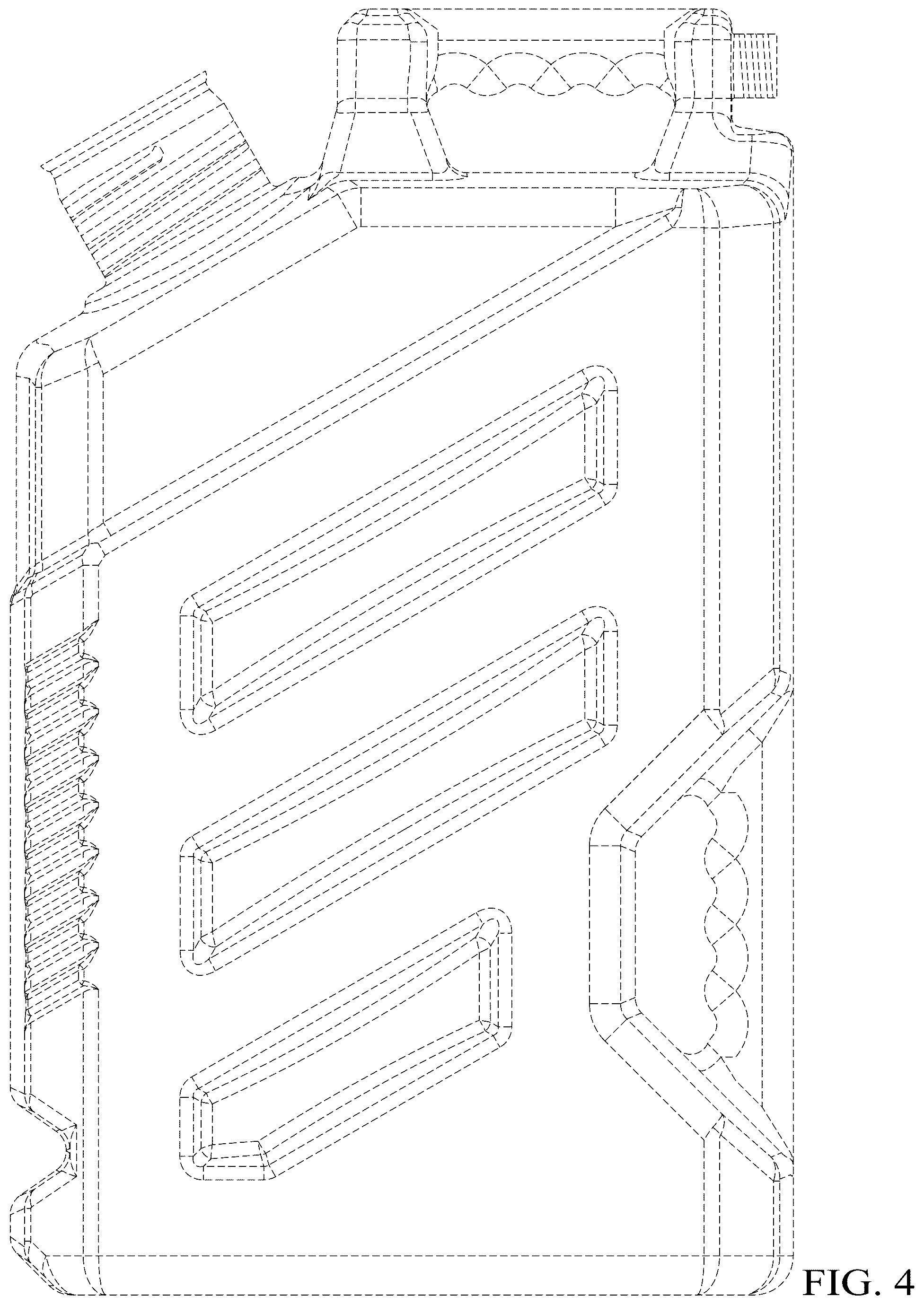 Patent USD1124877 Figure 4 – Container