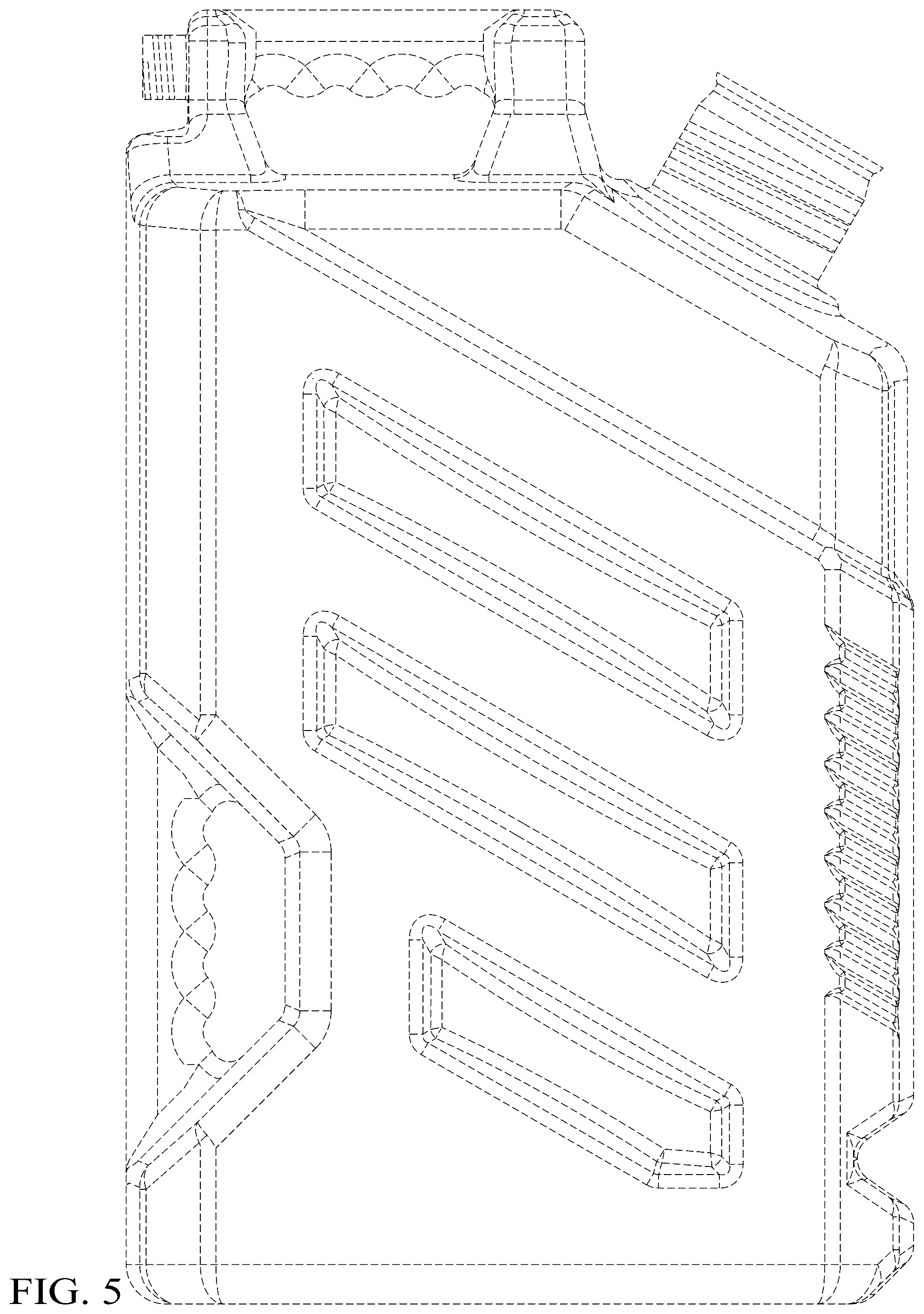 Patent USD1124877 Figure 5 – Container