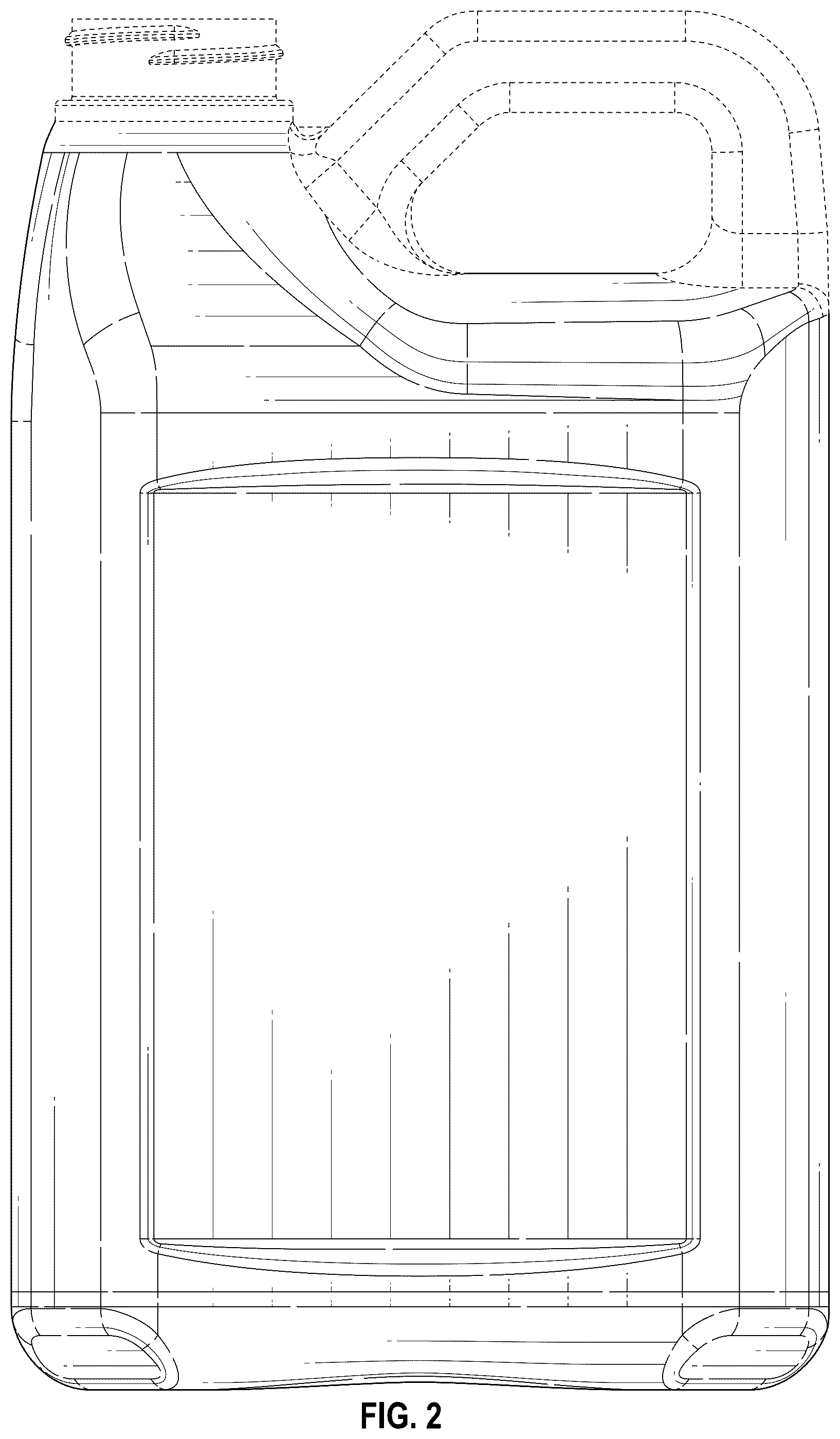 Patent USD1124878 Figure 2 – Container