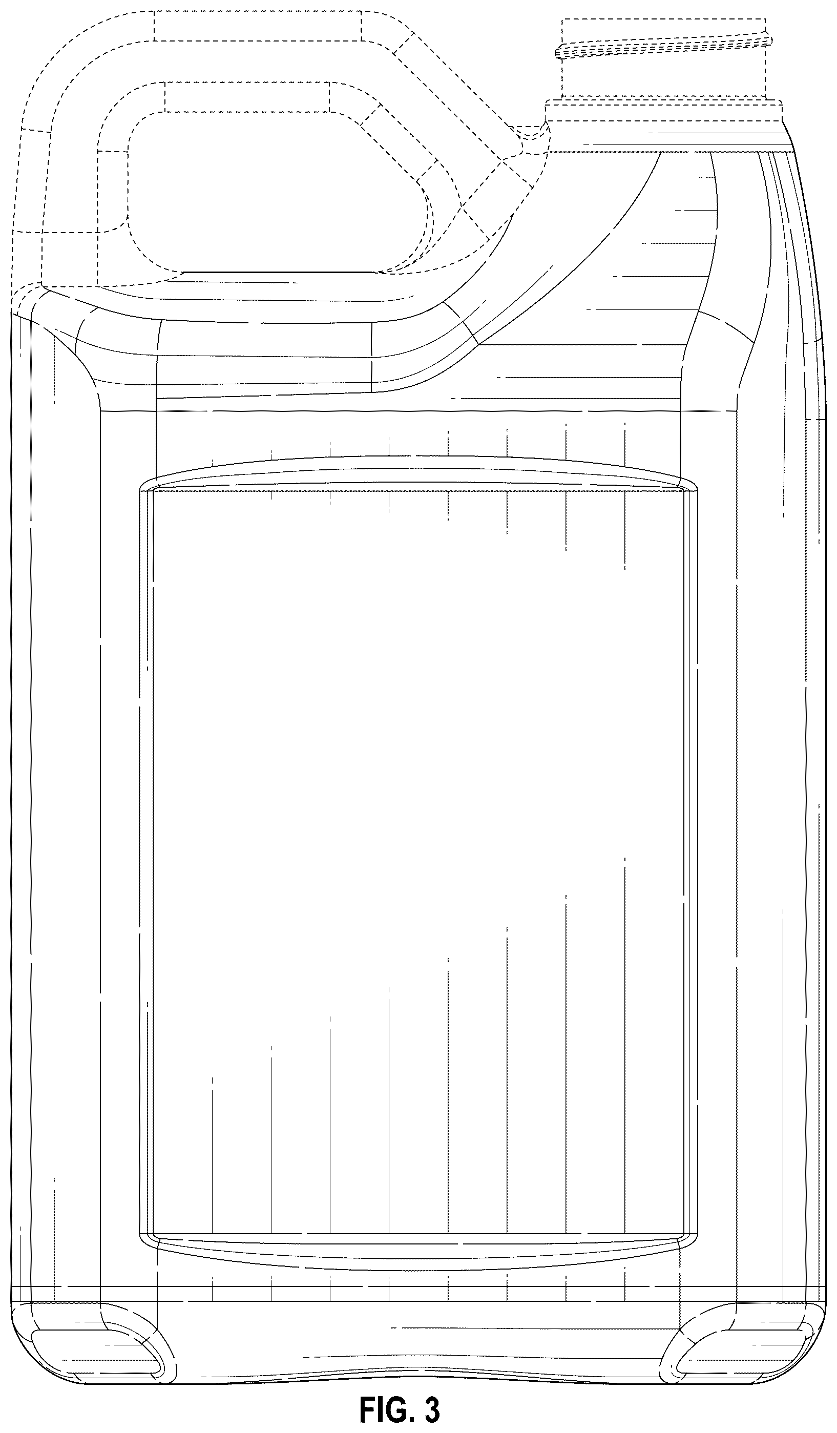 Patent USD1124878 Figure 3 – Container