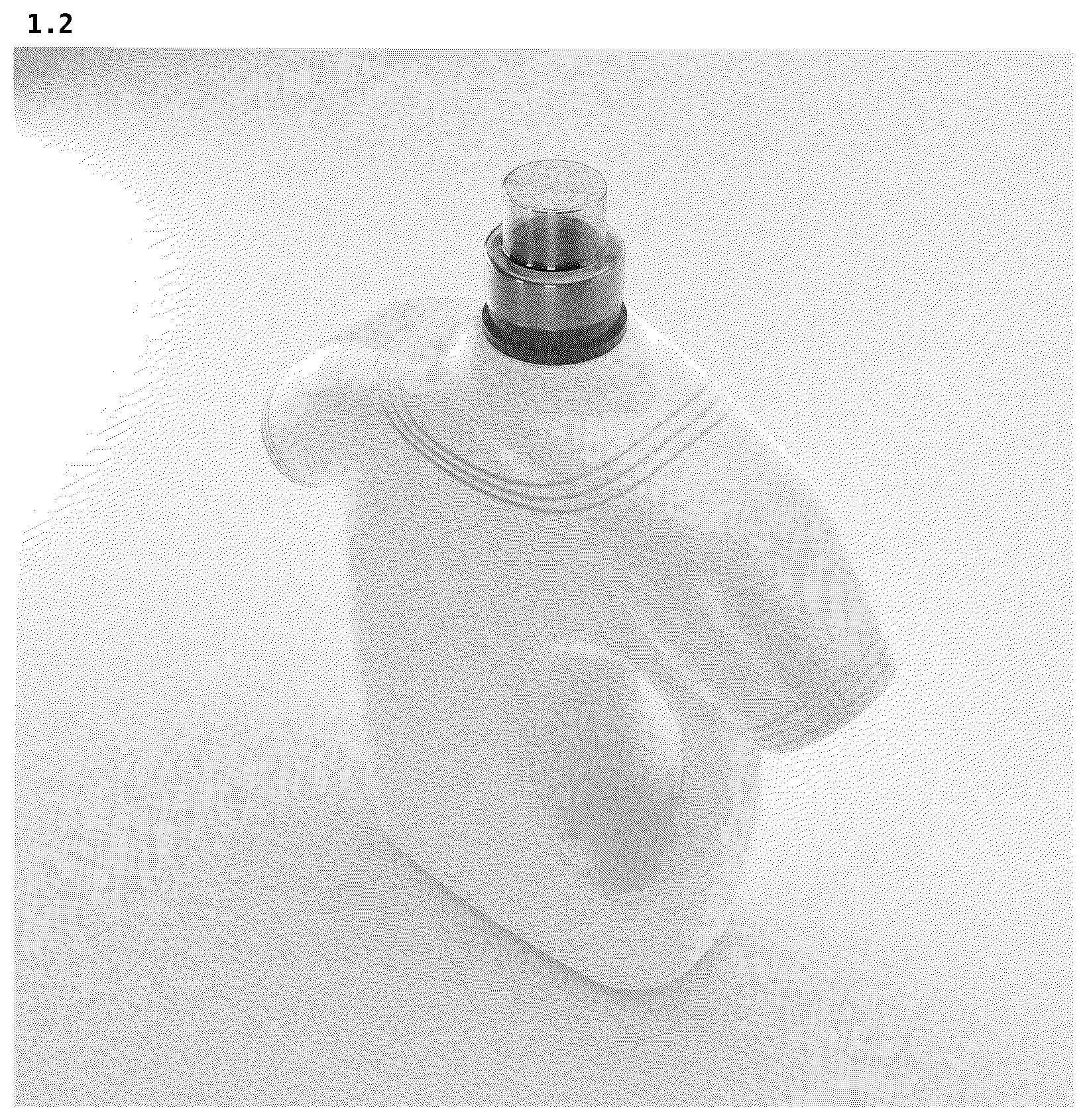 Patent USD1124880 Figure 2 – Bottle