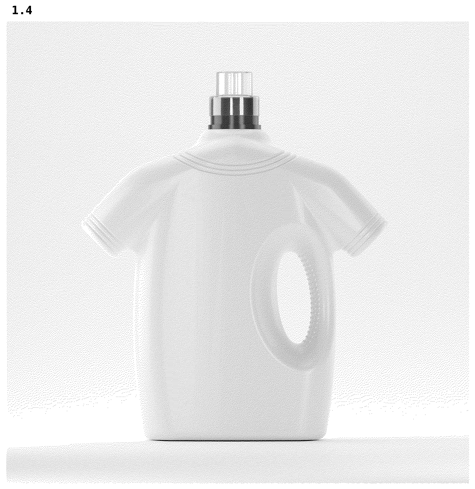 Patent USD1124880 Figure 4 – Bottle