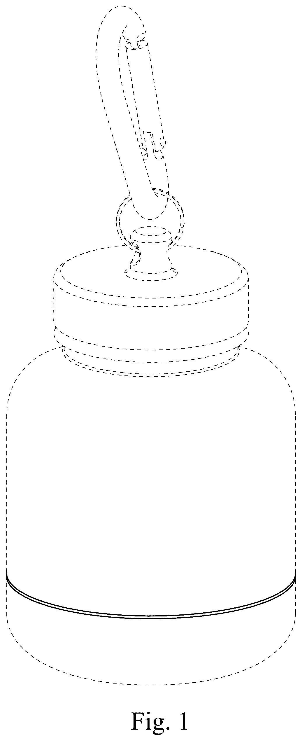 Patent USD1124882 Figure 1 – Bottle