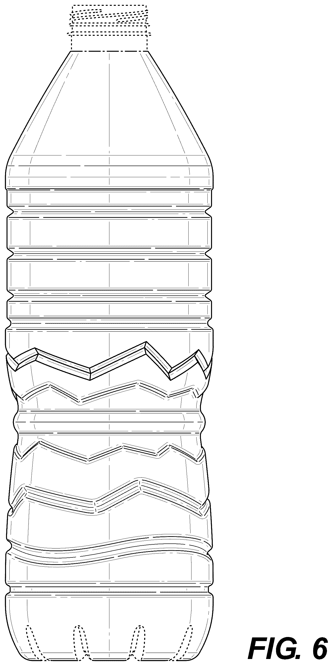 Patent USD1124885 Figure 6 – Bottle