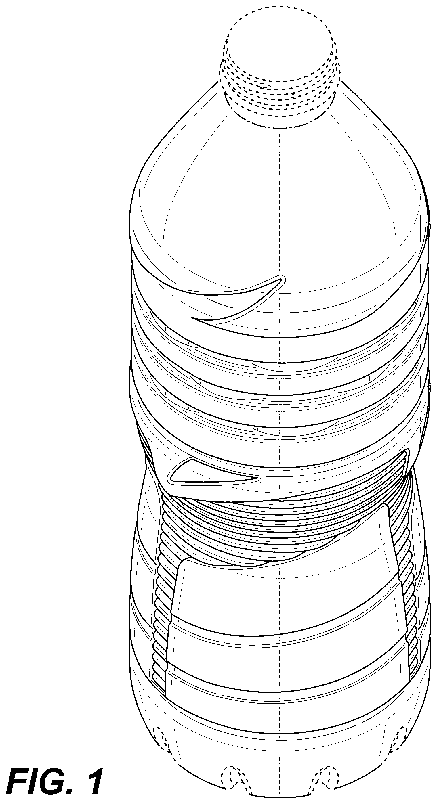 Patent USD1124886 — Bottle — Figure 1