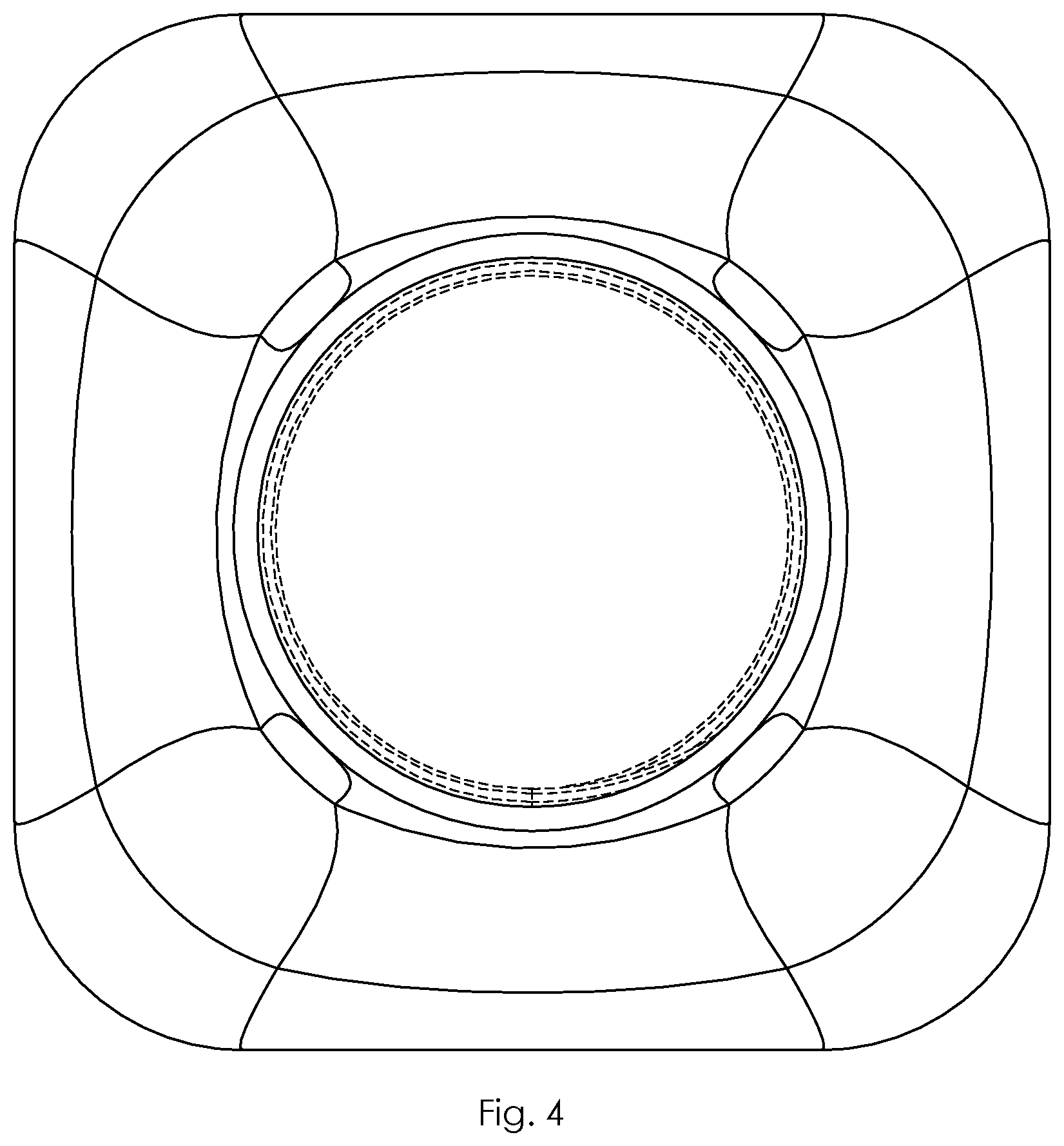 Patent USD1124887 Figure 4 – Bottle