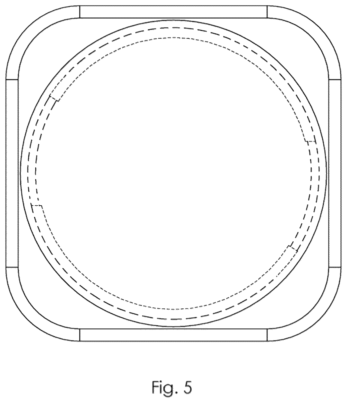Patent USD1124887 Figure 5 – Bottle