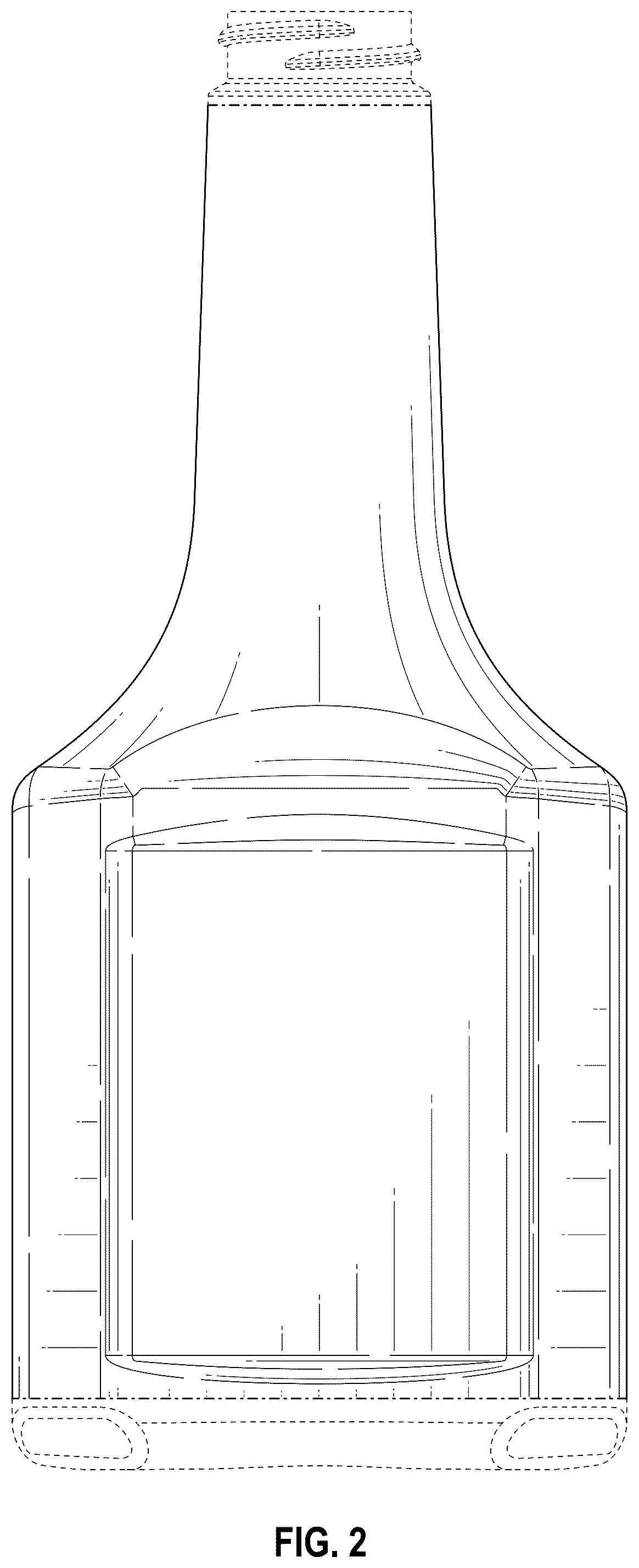 Patent USD1124888 Figure 2 – Container